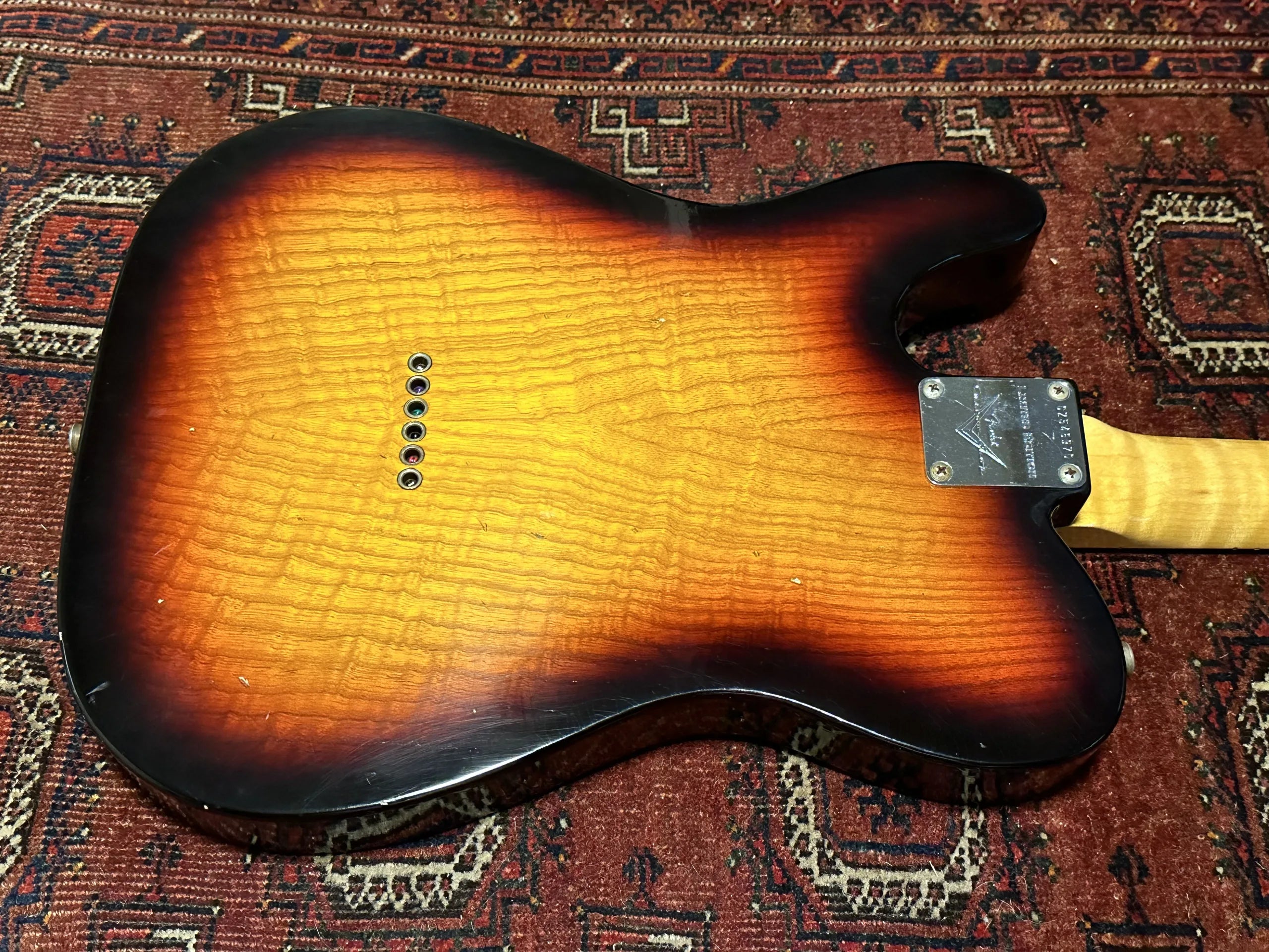 SOLD - 2020 Fender Custom Shop Telecaster Thinline '60s LTD Journeyman Sunburst
