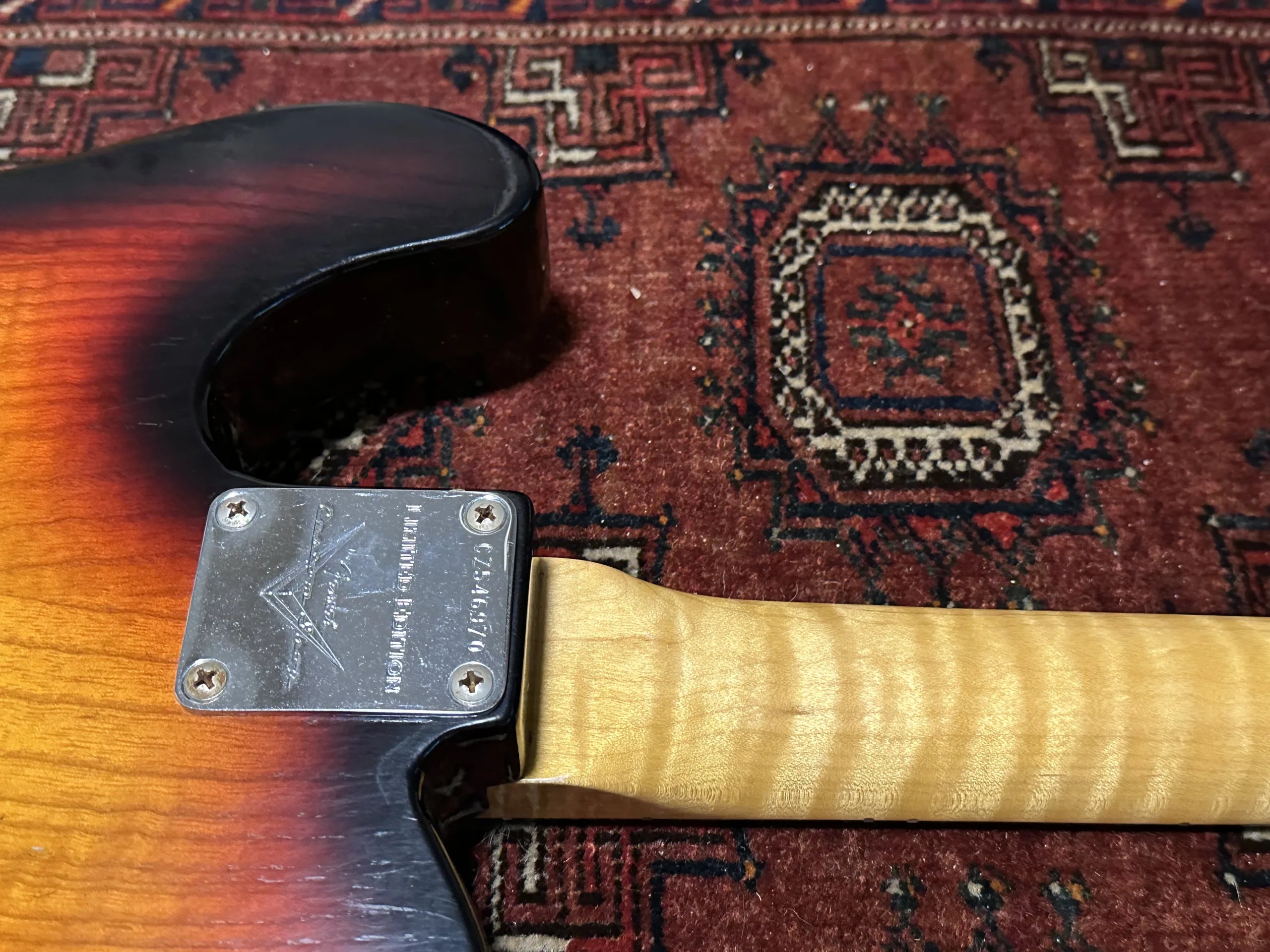 SOLD - 2020 Fender Custom Shop Telecaster Thinline '60s LTD Journeyman Sunburst