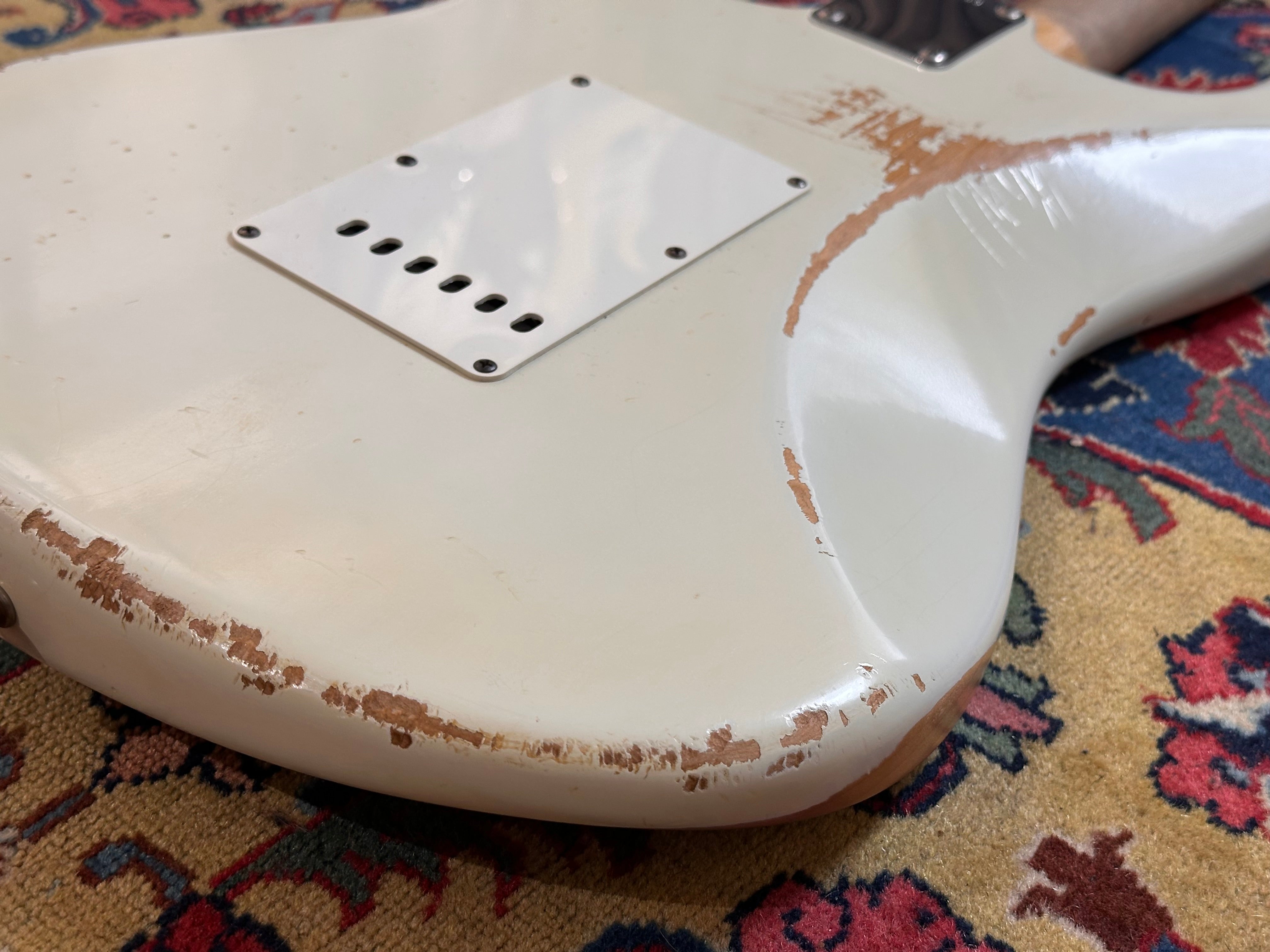 Fender Custom Shop '64 Heavy Relic (SRV Charley Inspired) 2008 Olympic White