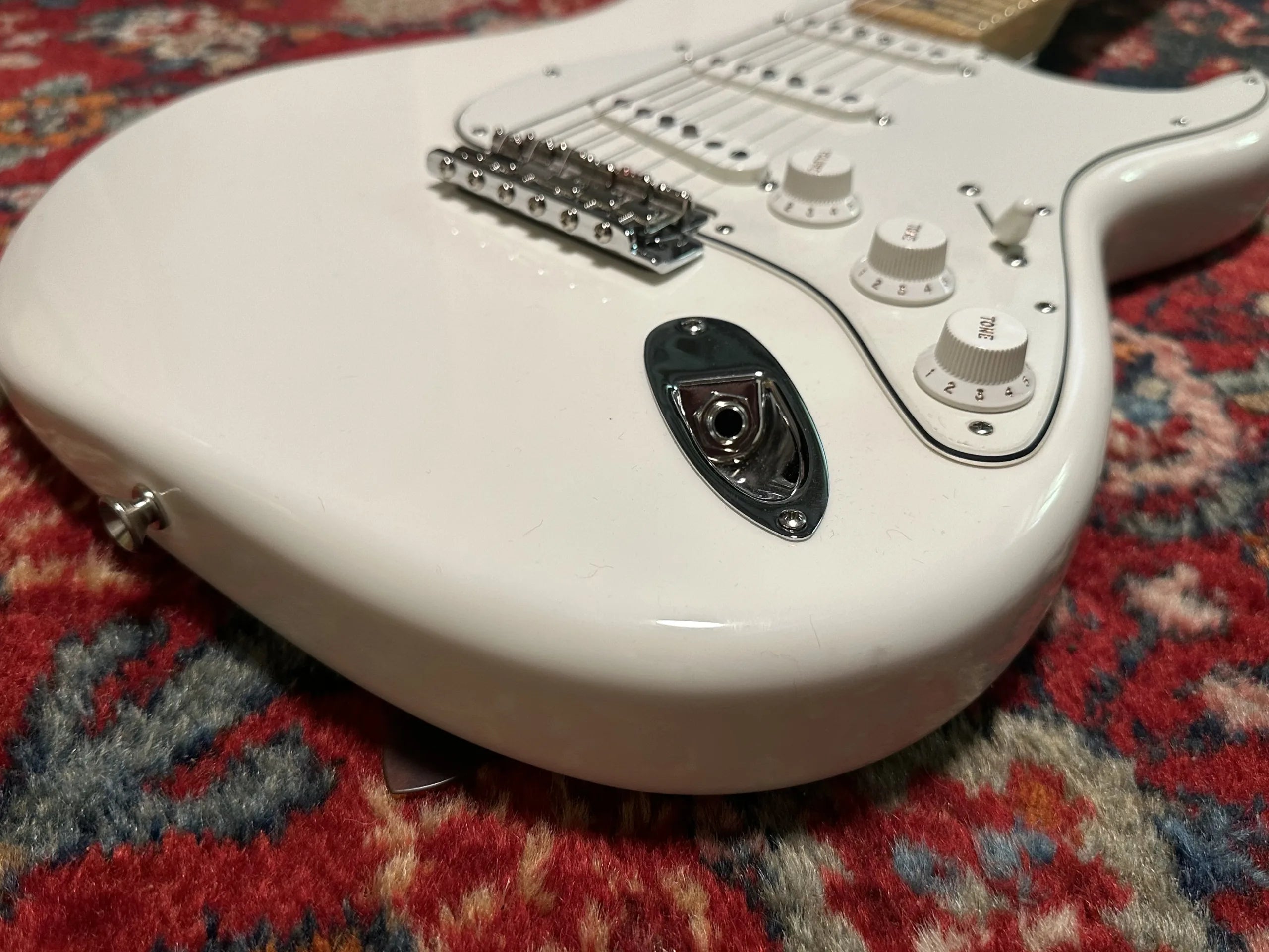 SOLD - 2023 Fender Custom Shop Robin Trower Signature NOS Stratocaster Arctic White