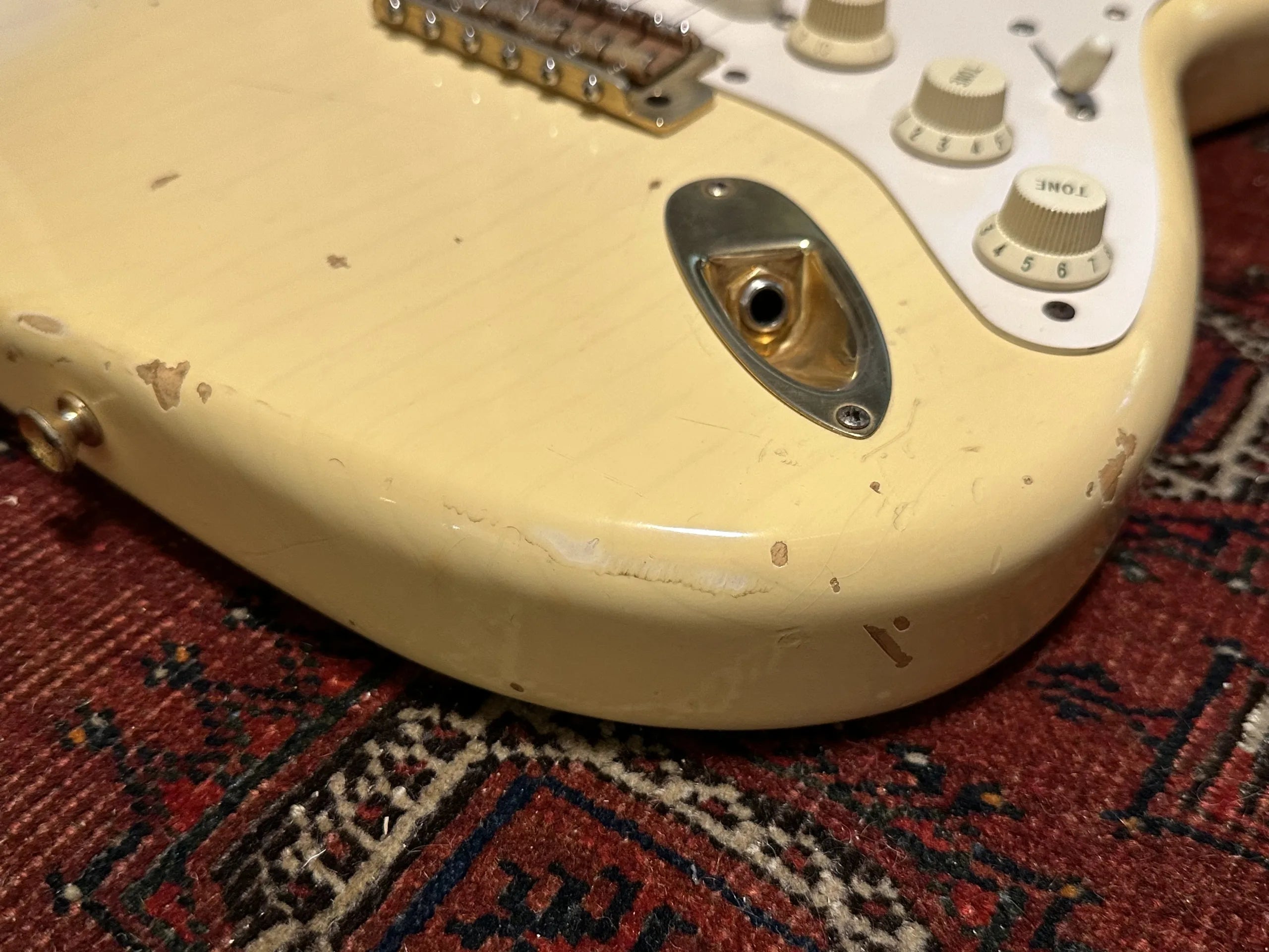 SOLD - 1997 Fender Custom Shop '50s Cunetto Relic Stratocaster Vintage Blonde