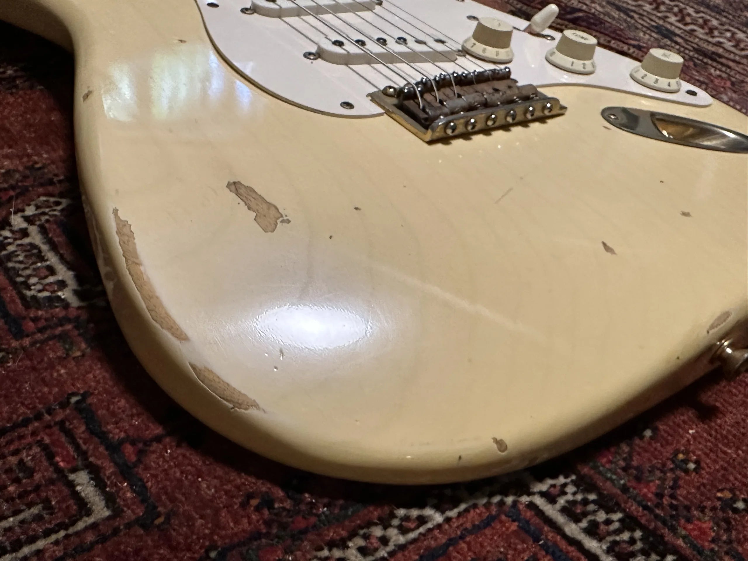 SOLD - 1997 Fender Custom Shop '50s Cunetto Relic Stratocaster Vintage Blonde