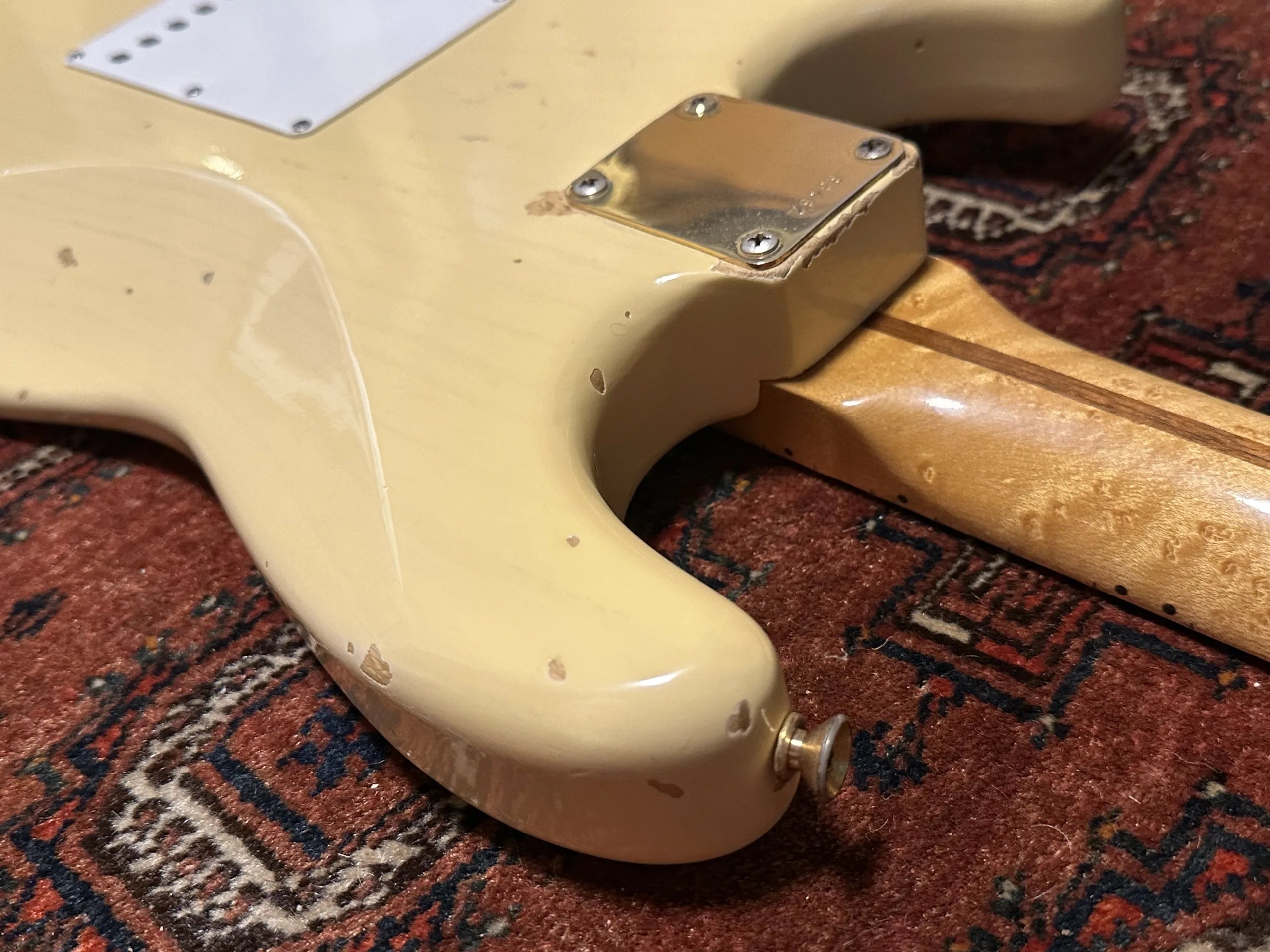 SOLD - 1997 Fender Custom Shop '50s Cunetto Relic Stratocaster Vintage Blonde