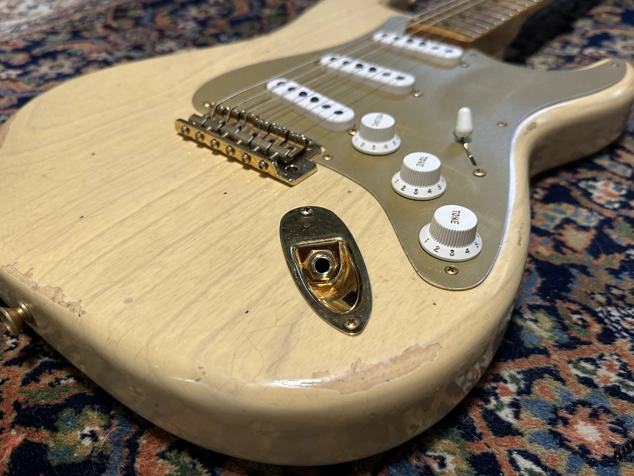SOLD - 2023 Fender Custom Shop '55 LTD Relic Stratocaster Honey Blonde