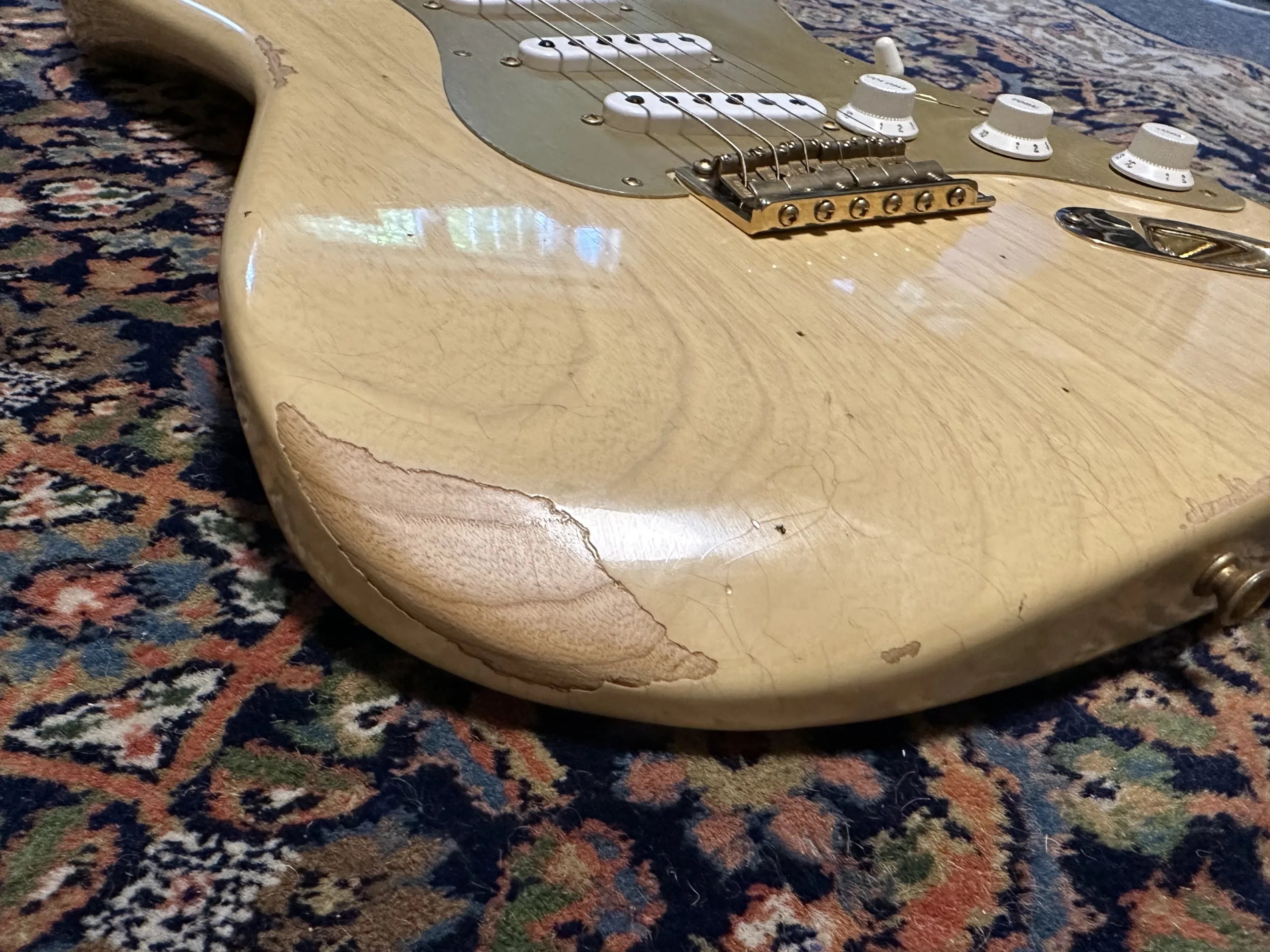 SOLD - 2023 Fender Custom Shop '55 LTD Relic Stratocaster Honey Blonde