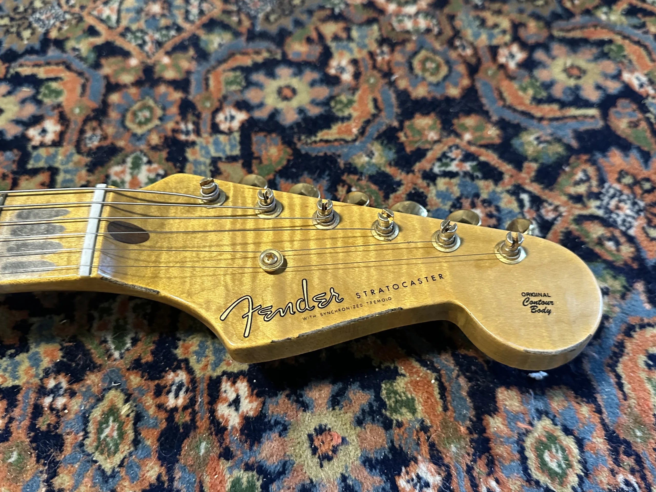SOLD - 2023 Fender Custom Shop '55 LTD Relic Stratocaster Honey Blonde