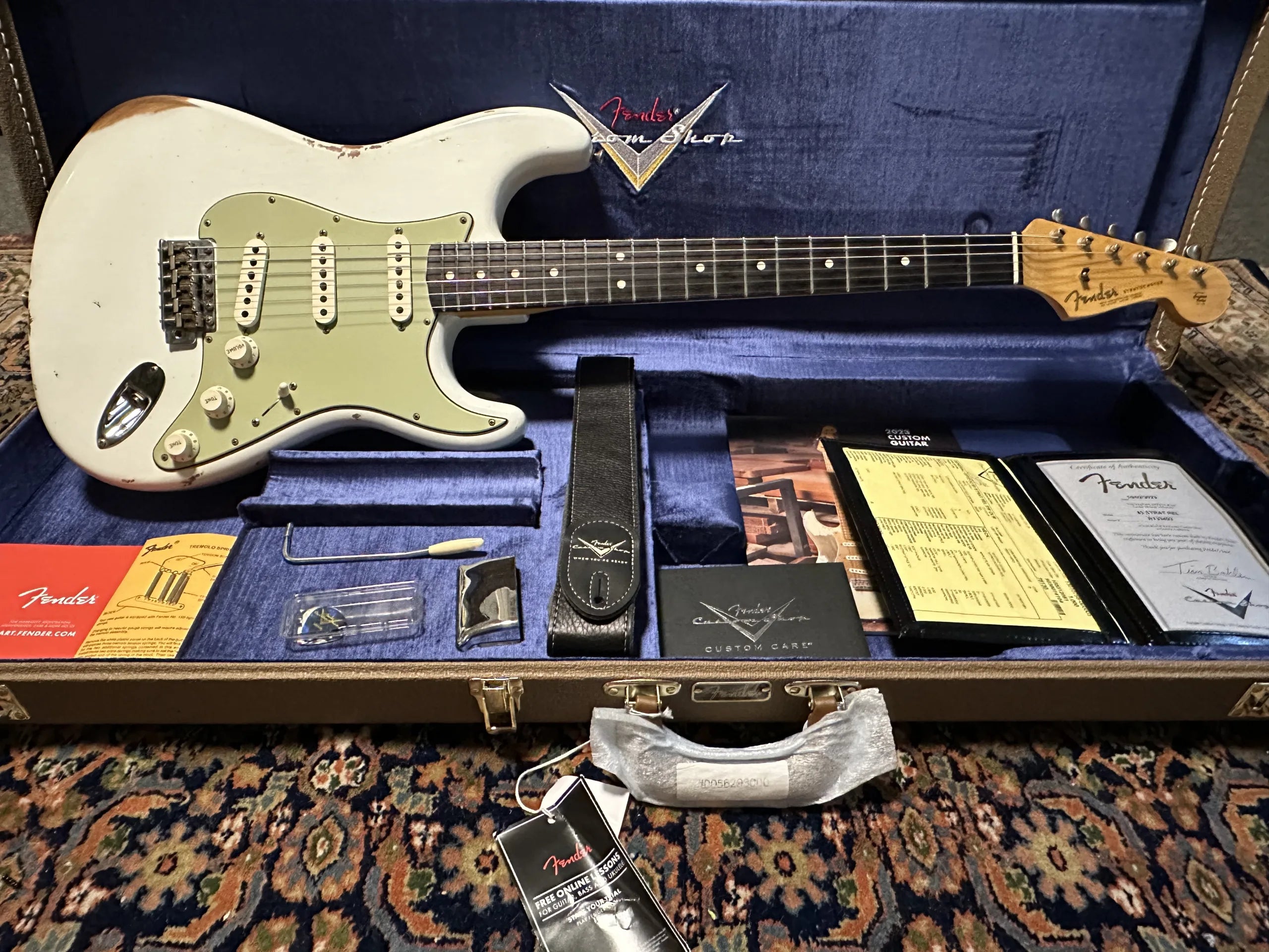 Fender Custom Shop '63 Relic Stratocaster 2023 Olympic White
