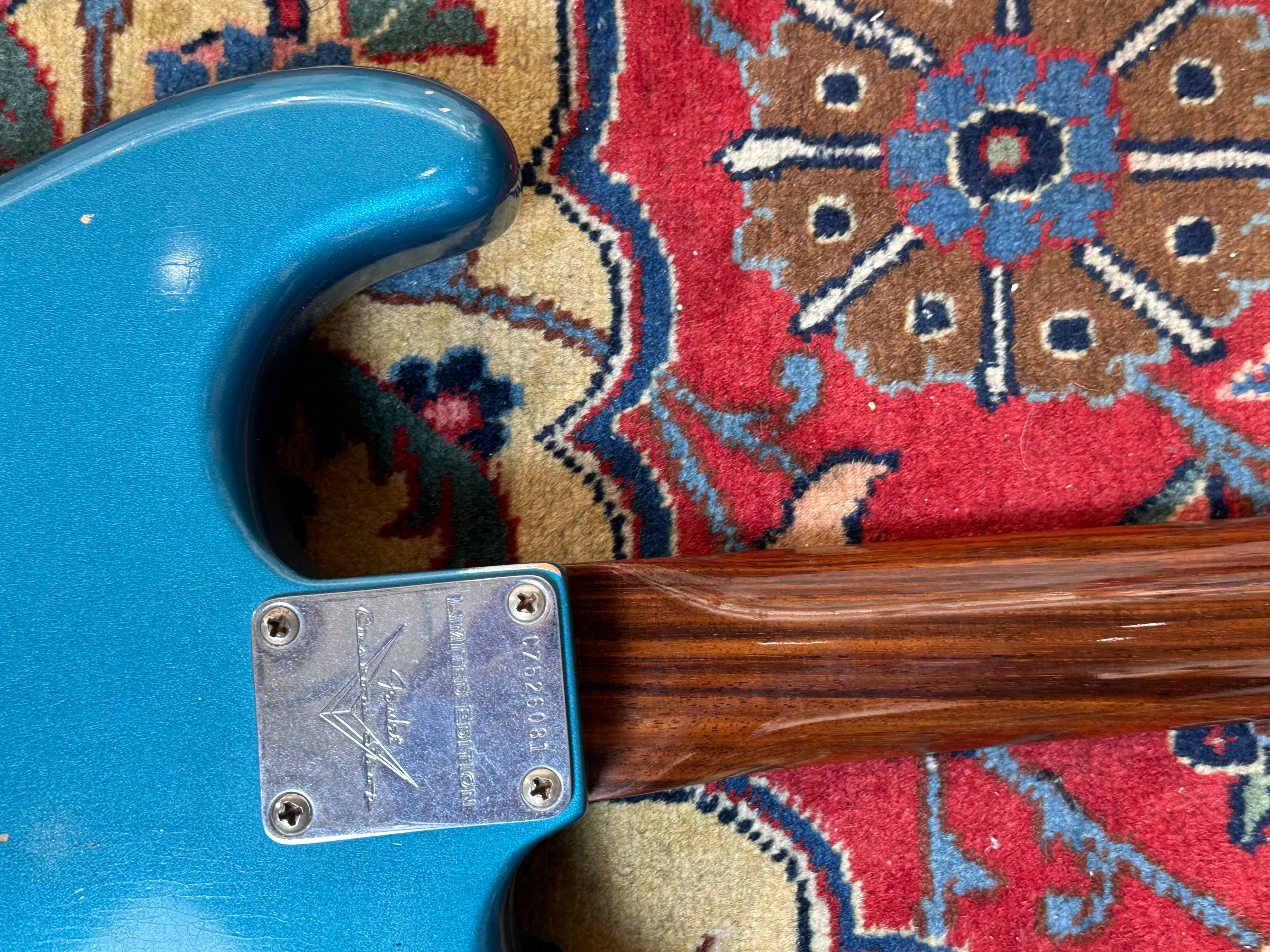 Fender Custom Shop '50s Solid Rosewood Neck Journeyman Stratocaster 2015 Ocean Turquoise