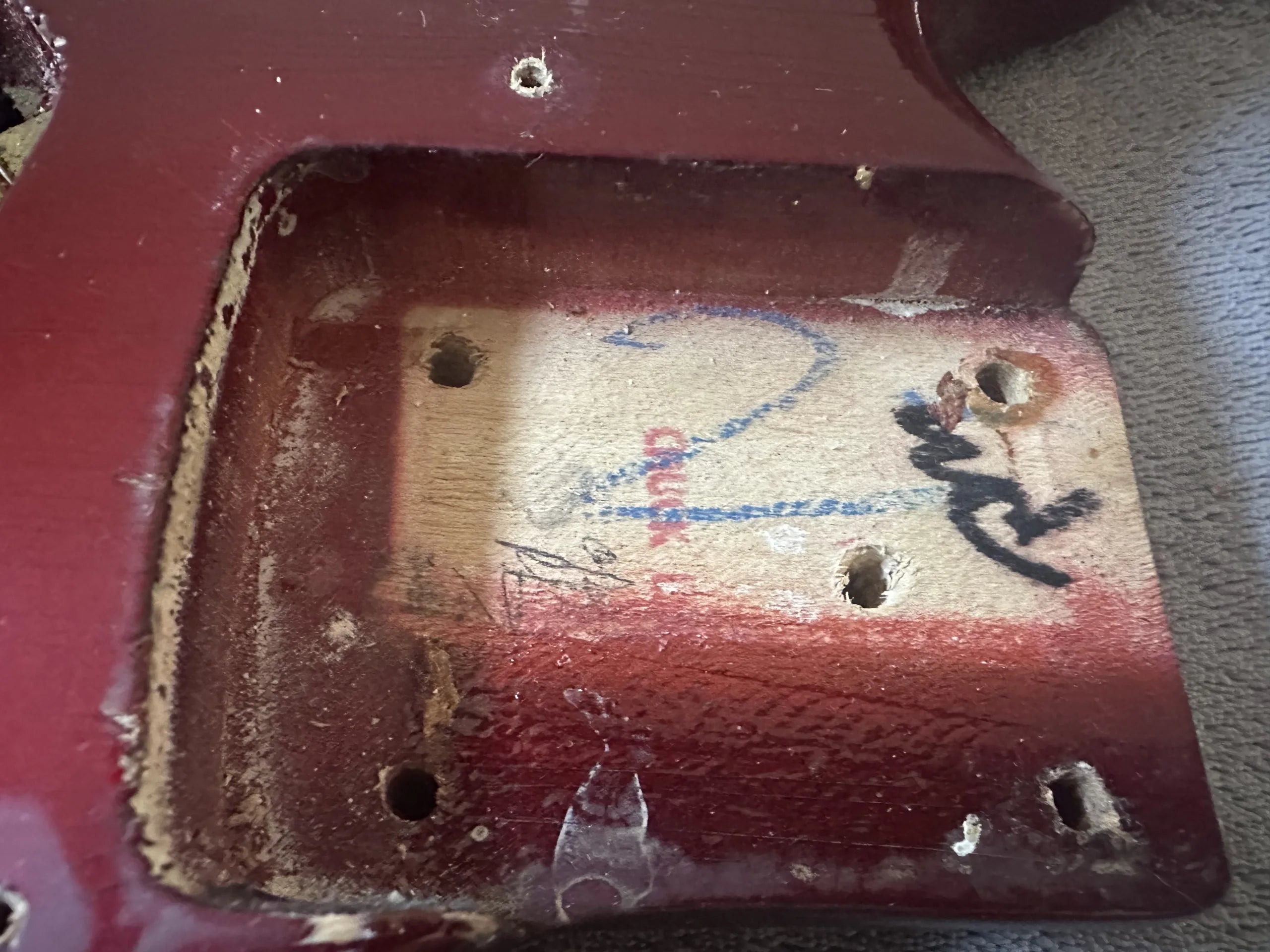 SOLD - 1974 Fender Competition Mustang Candy Apple Red