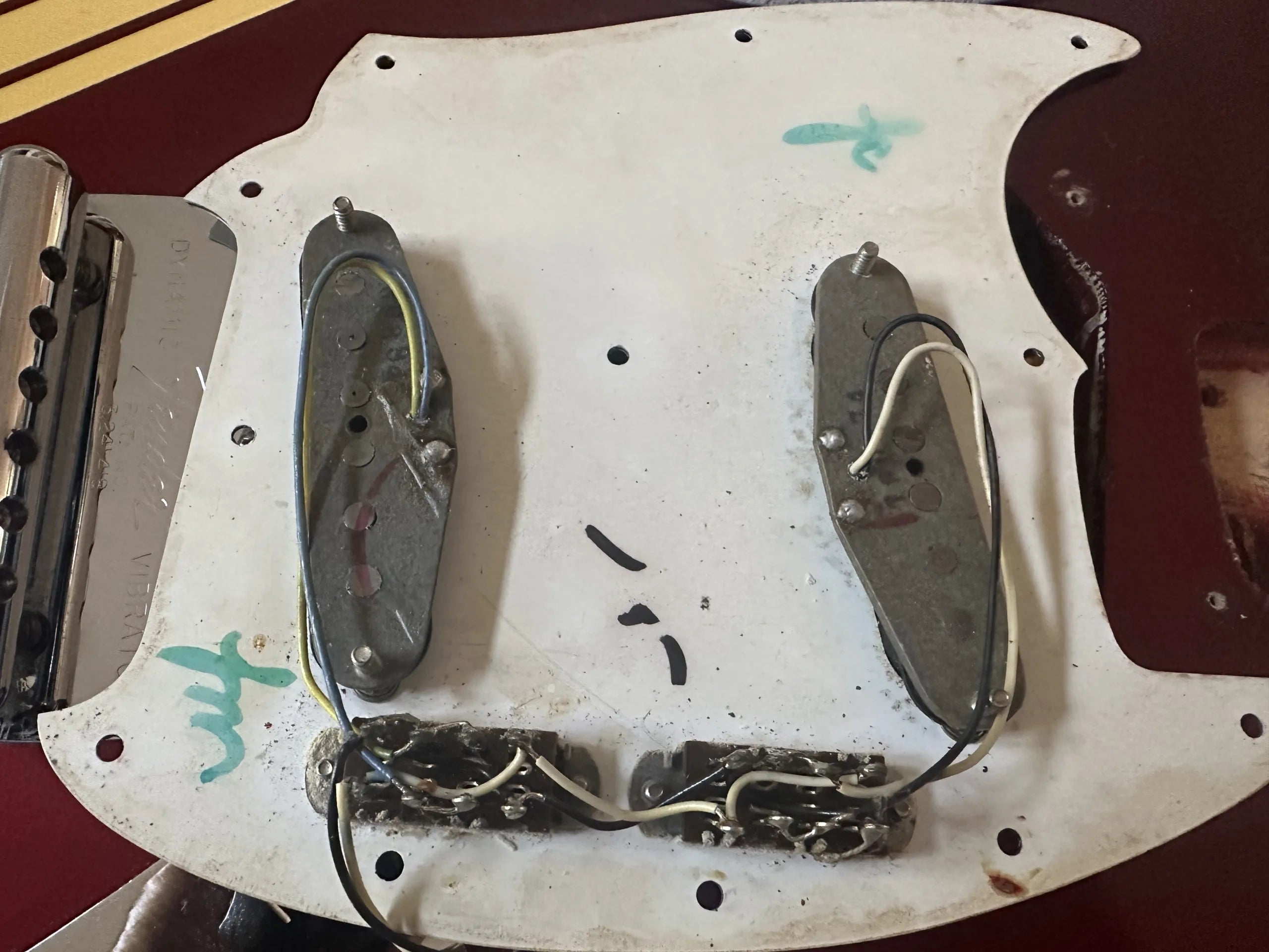 SOLD - 1974 Fender Competition Mustang Candy Apple Red