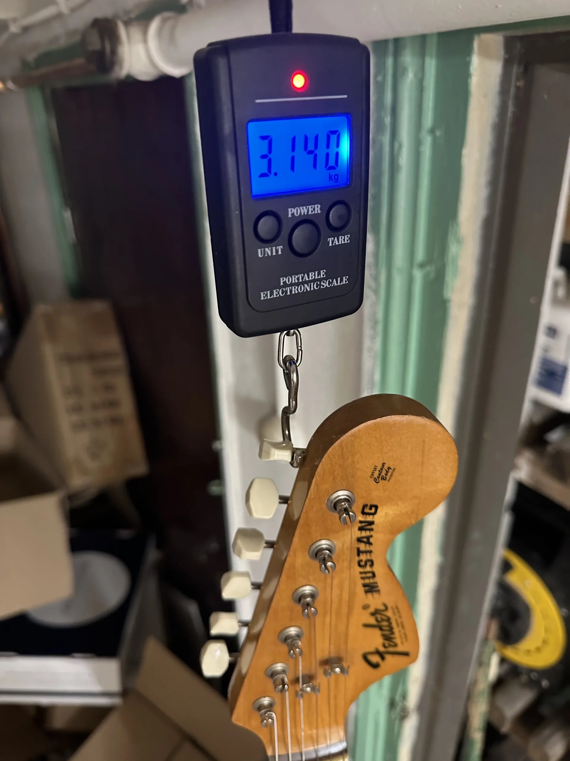 SOLD - 1974 Fender Competition Mustang Candy Apple Red