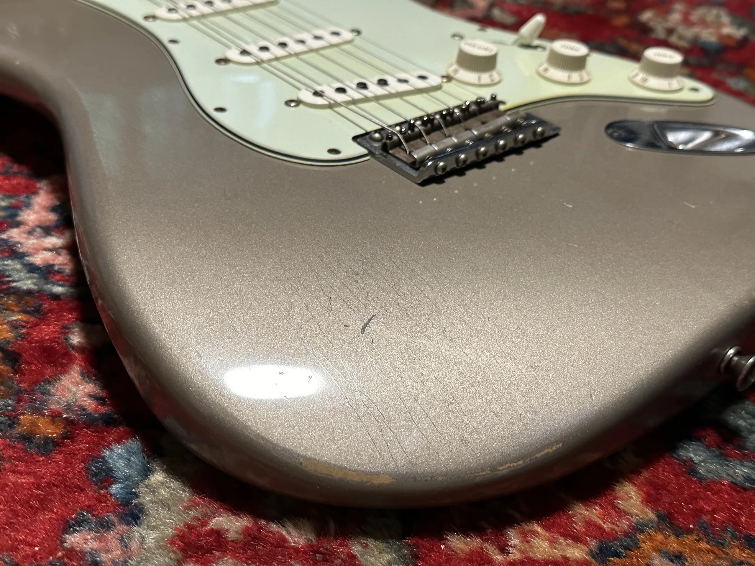 SOLD - 2012 Fender Custom Shop '60 Relic Stratocaster Shoreline Gold