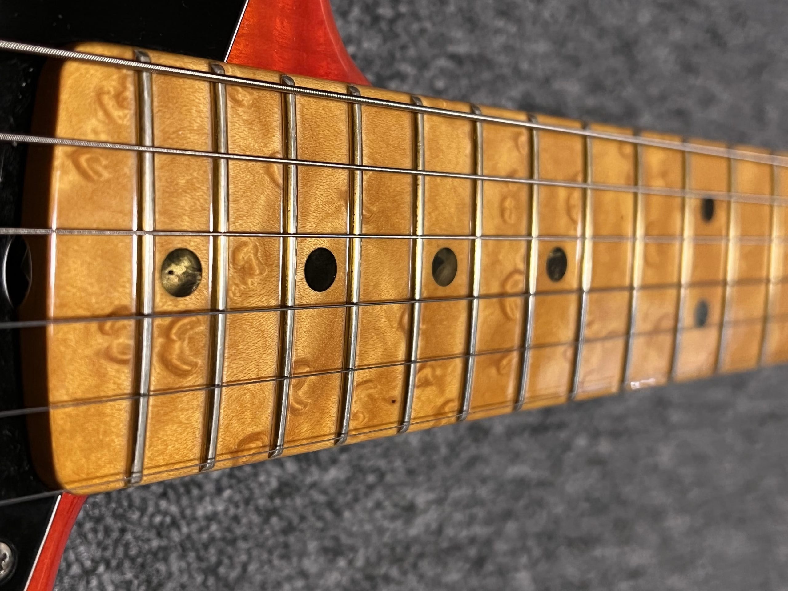 SOLD - 2019 Rarities American Original 60s Flame Ash Top Plasma Red Burst