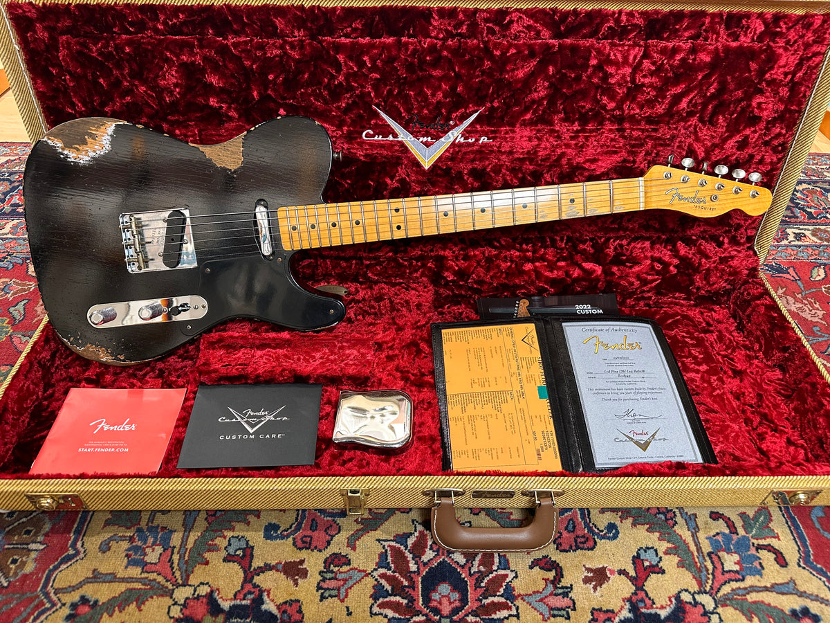 Fender Custom Shop '51 LTD Relic Double Esquire 2022 Black