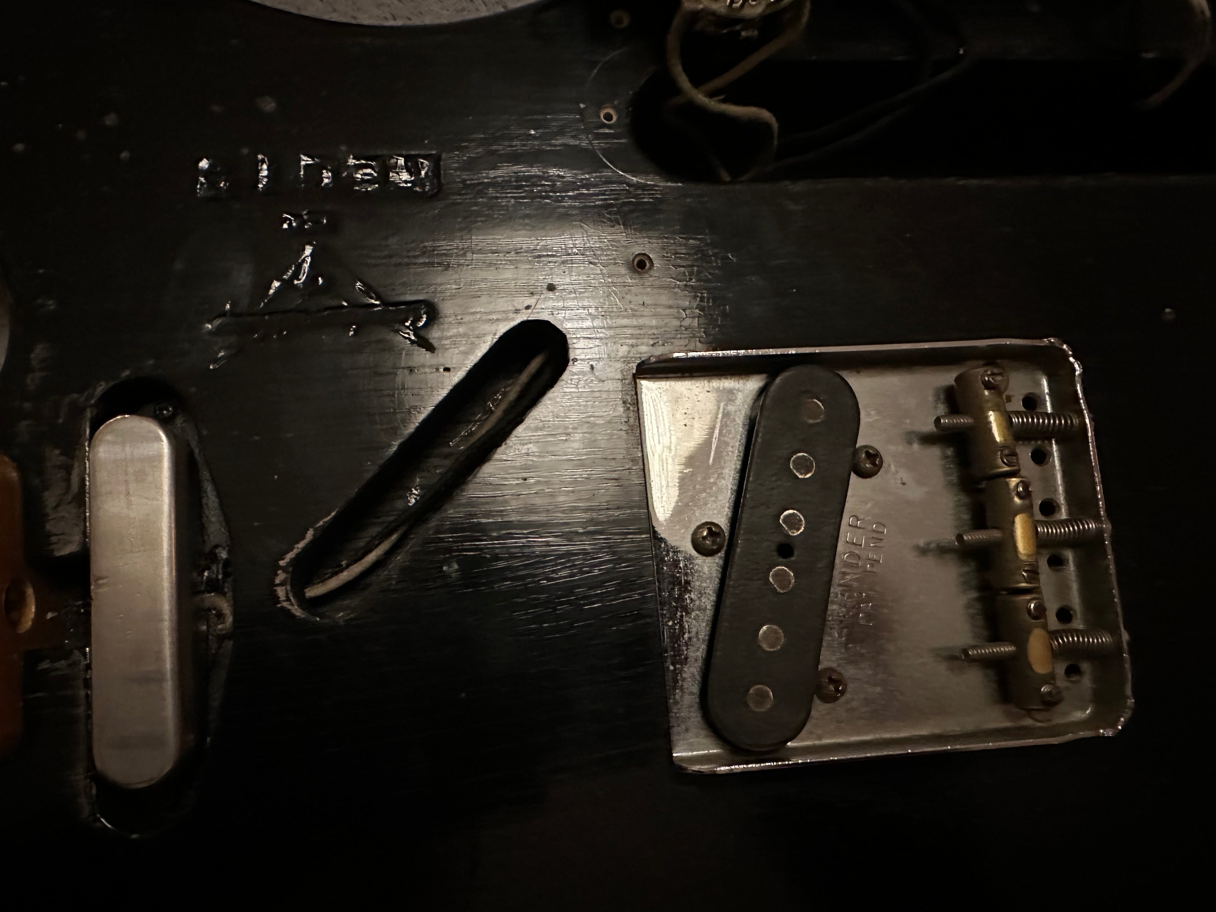 SOLD – 1998 Fender Custom Shop ’51 Nocaster “Cunetto” Relic Black