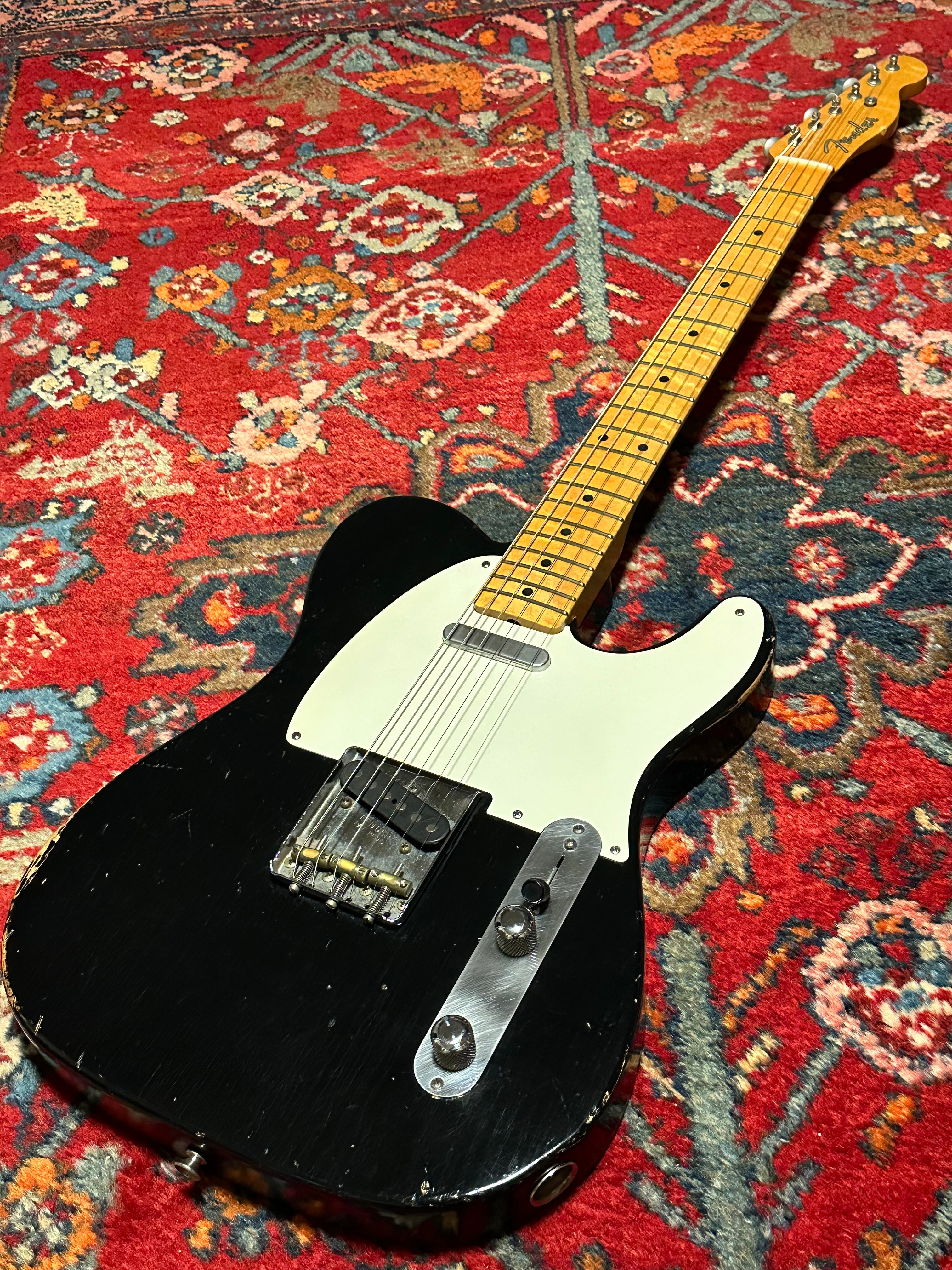 SOLD – 1998 Fender Custom Shop ’51 Nocaster “Cunetto” Relic Black