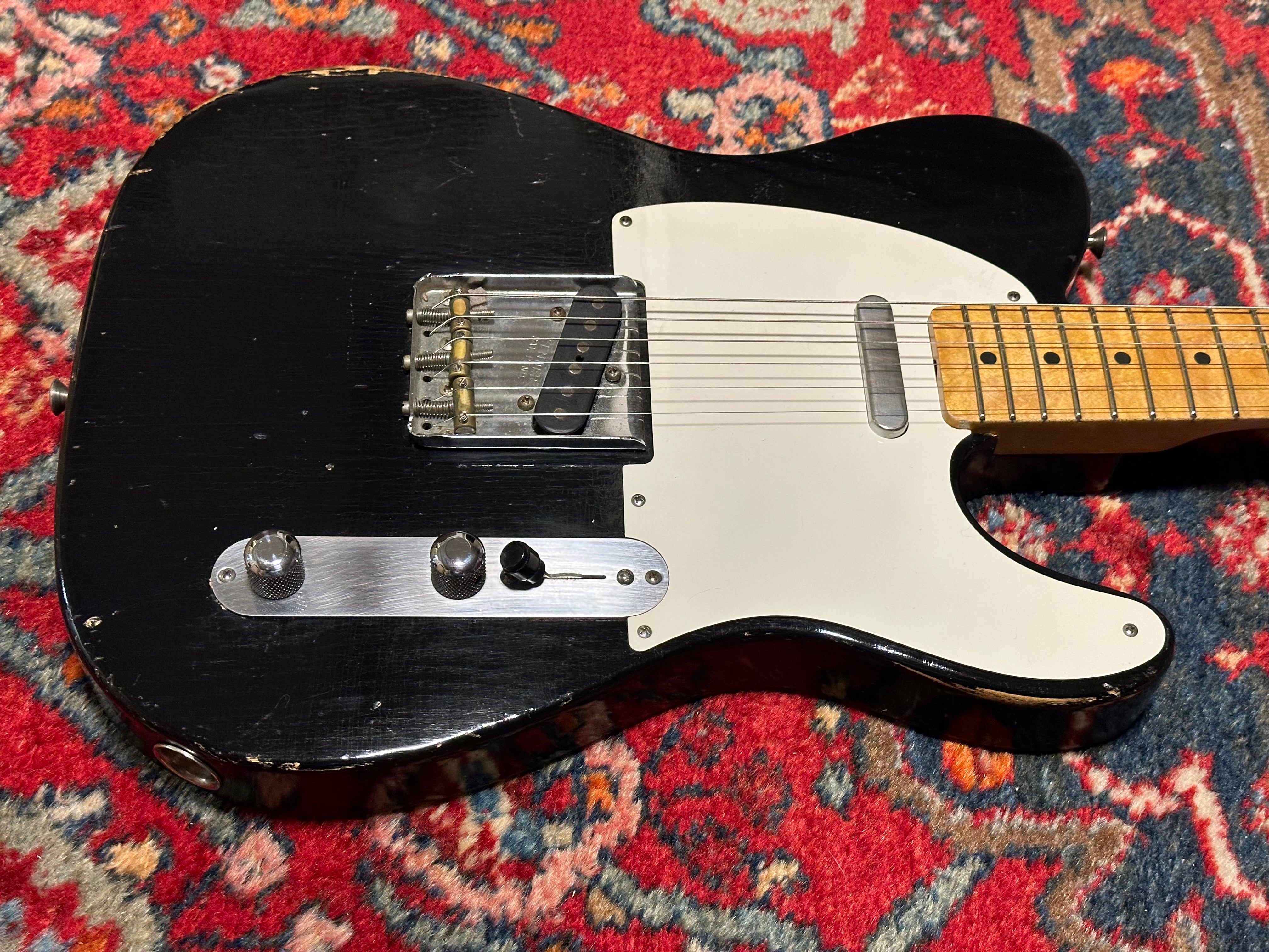 SOLD – 1998 Fender Custom Shop ’51 Nocaster “Cunetto” Relic Black