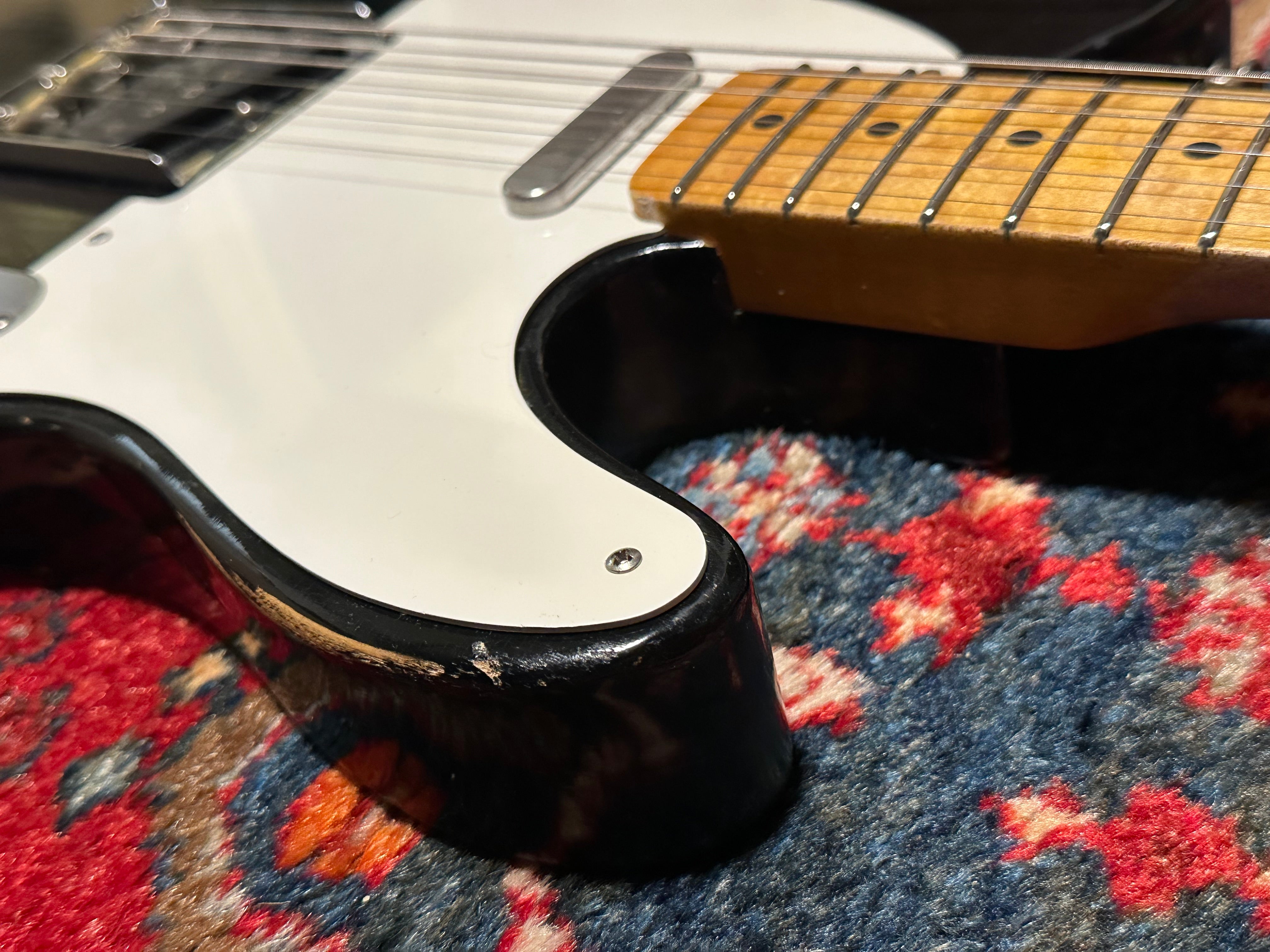SOLD – 1998 Fender Custom Shop ’51 Nocaster “Cunetto” Relic Black