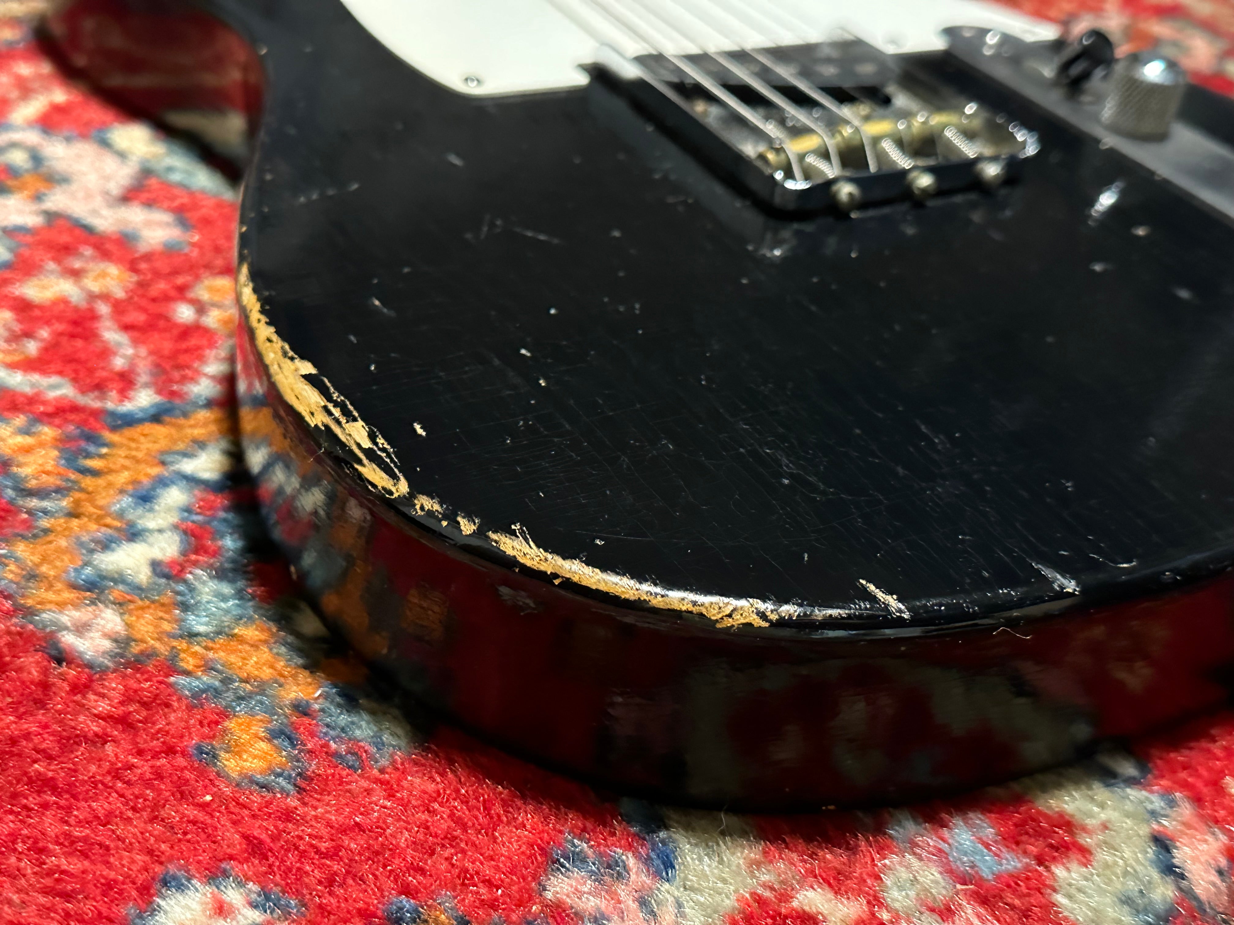 SOLD – 1998 Fender Custom Shop ’51 Nocaster “Cunetto” Relic Black