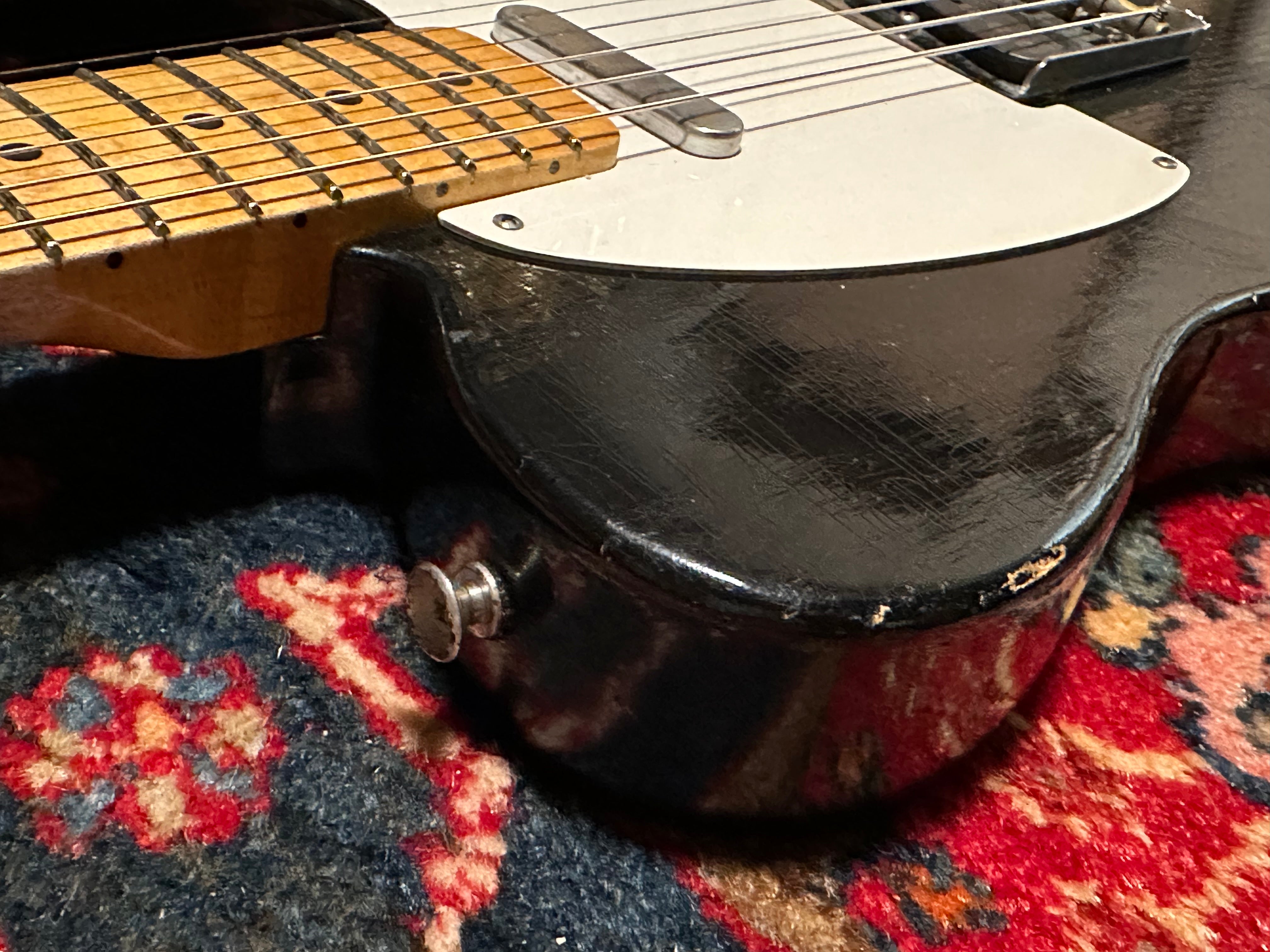 SOLD – 1998 Fender Custom Shop ’51 Nocaster “Cunetto” Relic Black