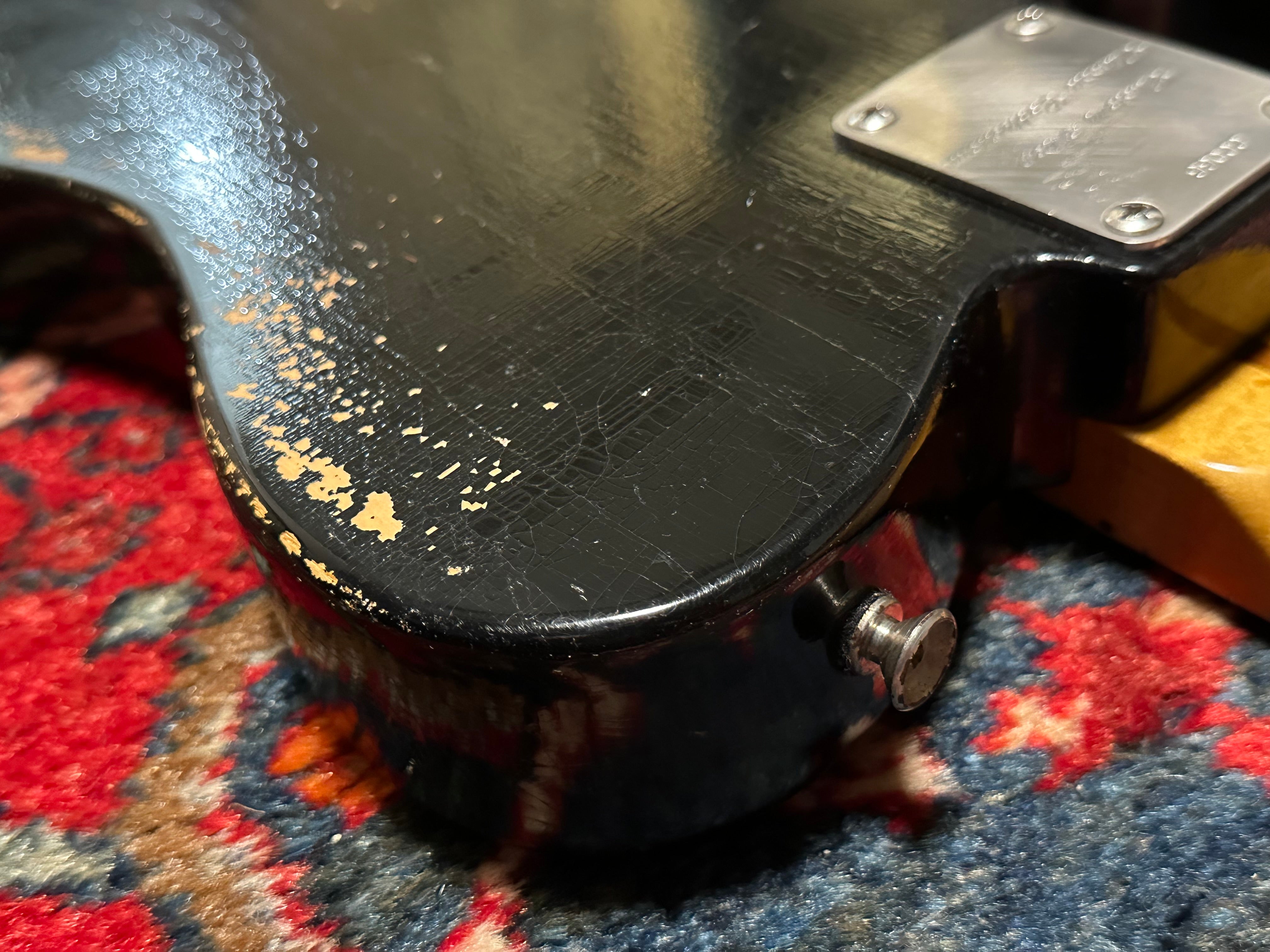 SOLD – 1998 Fender Custom Shop ’51 Nocaster “Cunetto” Relic Black