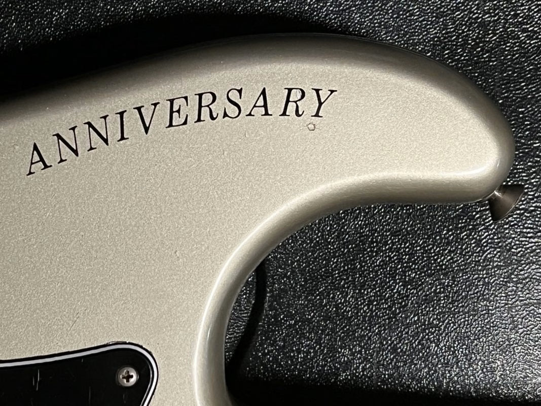 SOLD - 1979 25th Anniversary Stratocaster Porsche Silver 100% Original