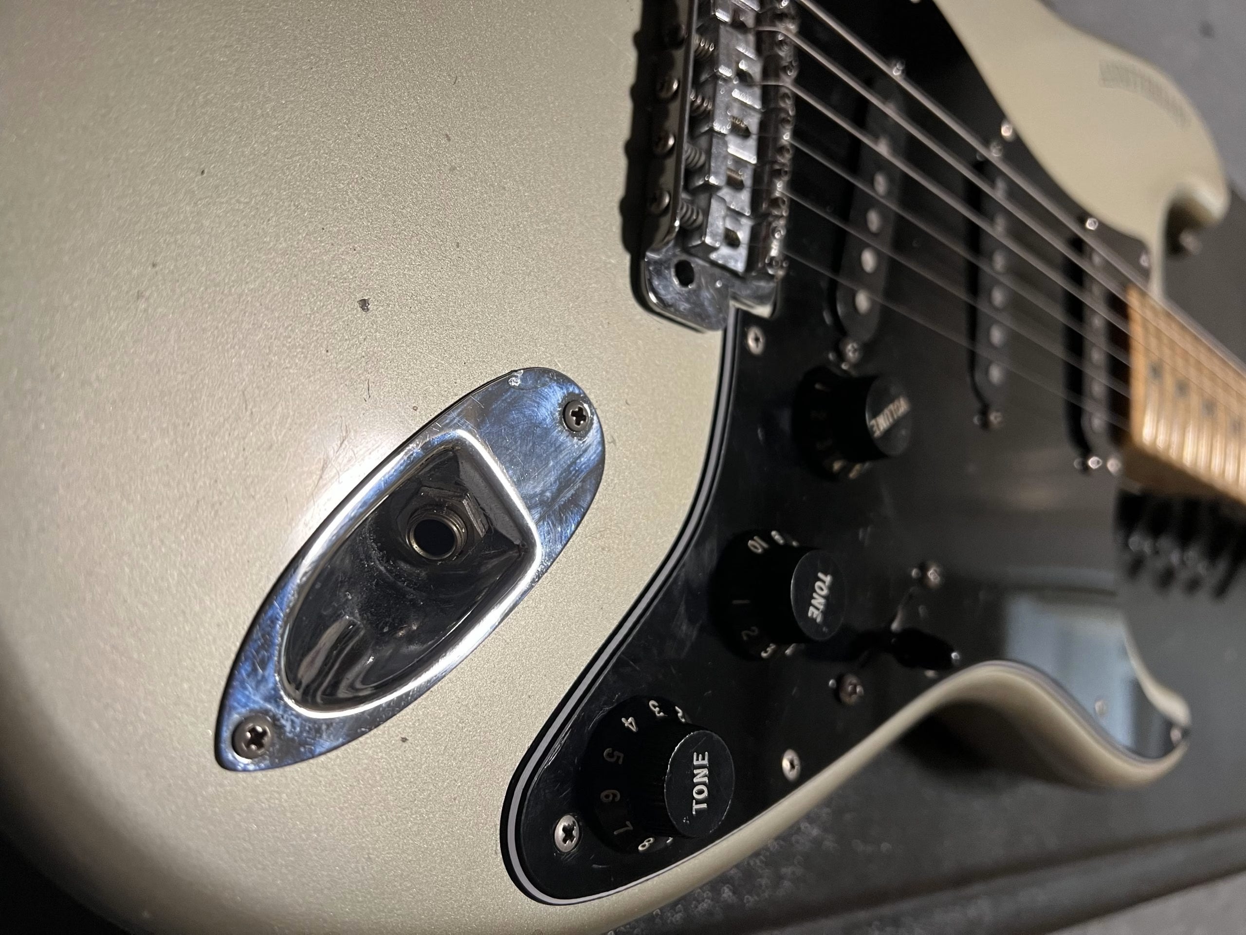 SOLD - 1979 25th Anniversary Stratocaster Porsche Silver 100% Original