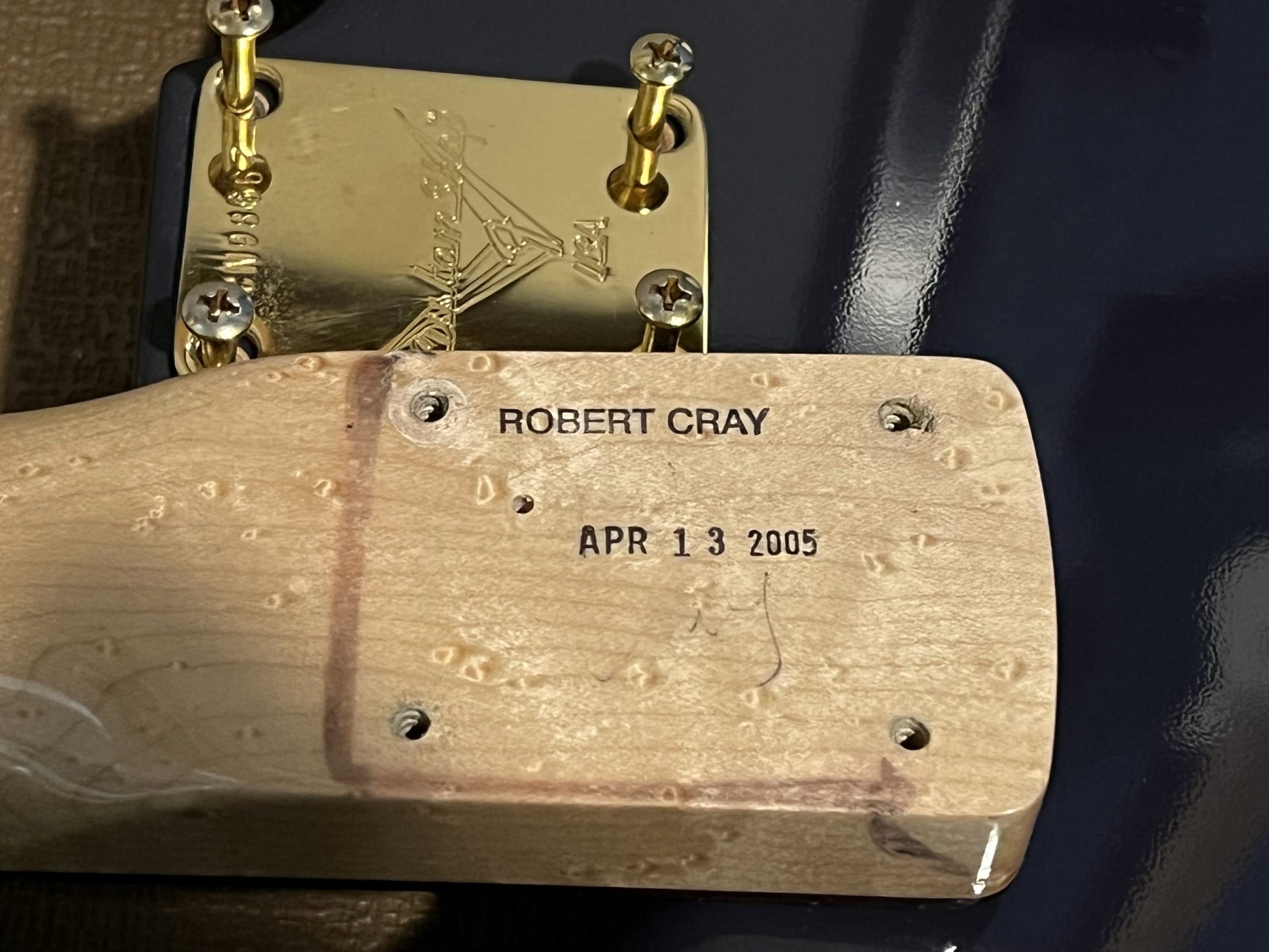 SOLD - 2005 Custom Shop Robert Cray Signature Violet