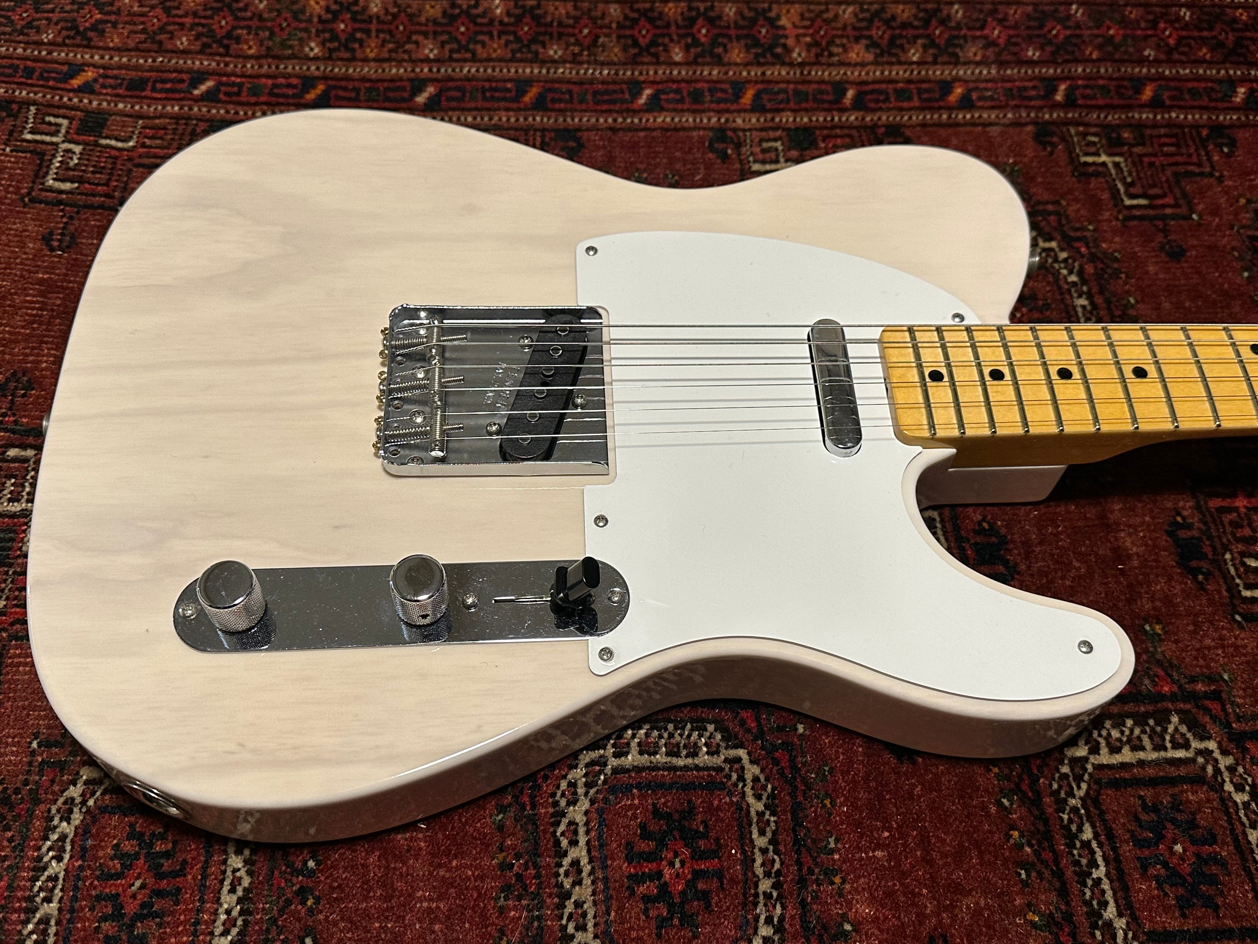 SOLD – 2024 Fender Custom Shop ’58 Vintage Custom NOS Telecaster White Blonde