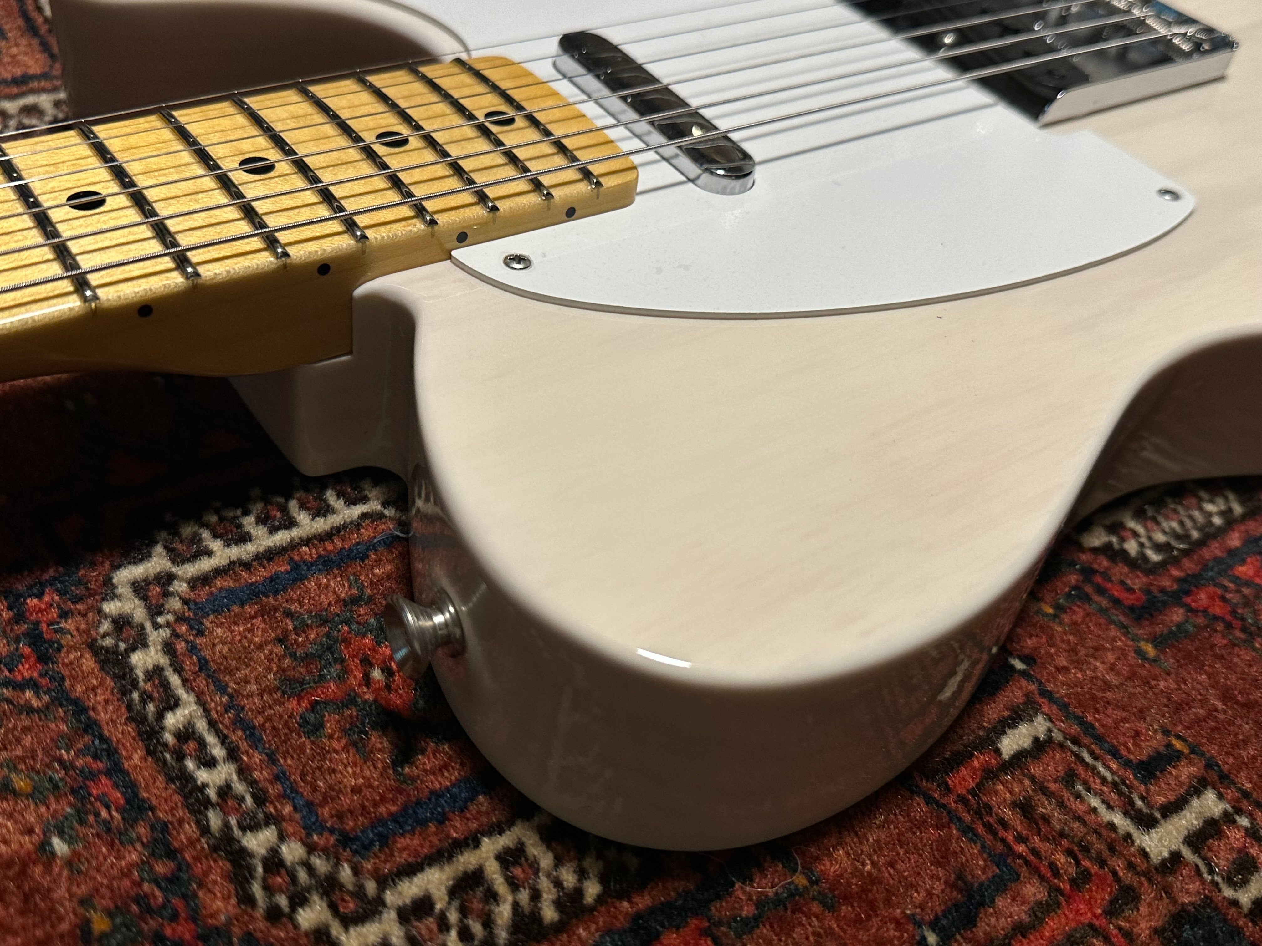 SOLD – 2024 Fender Custom Shop ’58 Vintage Custom NOS Telecaster White Blonde