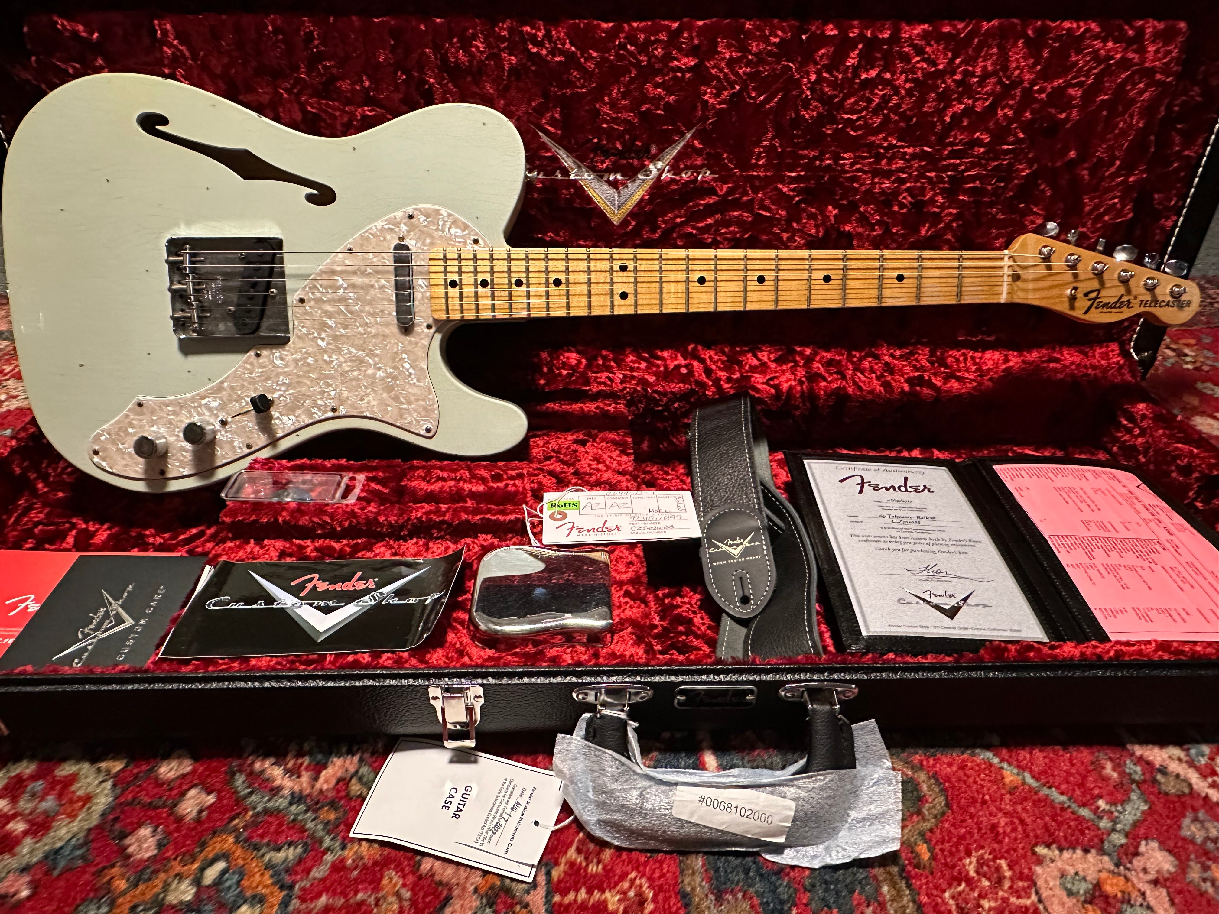 Reserved - Fender Custom Shop ’69 Thinline Journeyman Telecaster 2022 Aged Sonic Blue
