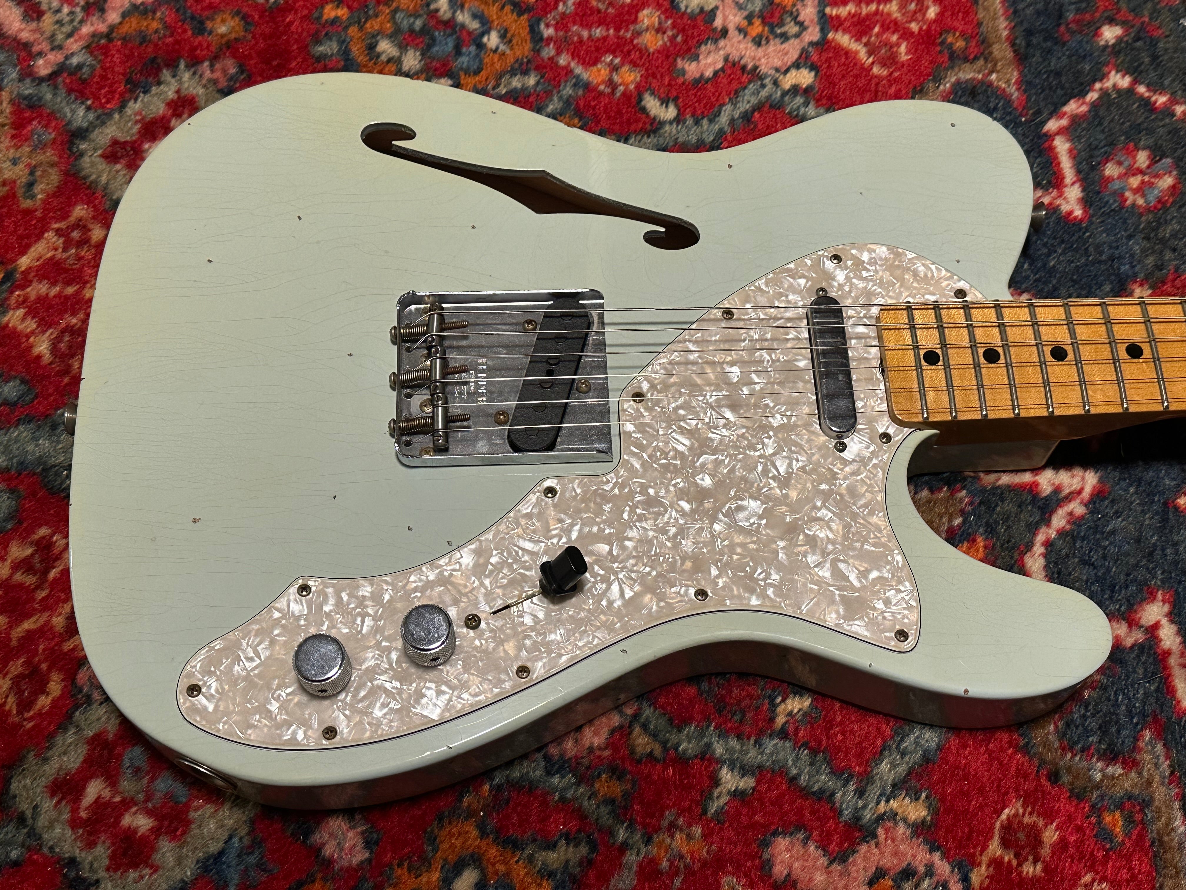 Reserved - Fender Custom Shop ’69 Thinline Journeyman Telecaster 2022 Aged Sonic Blue