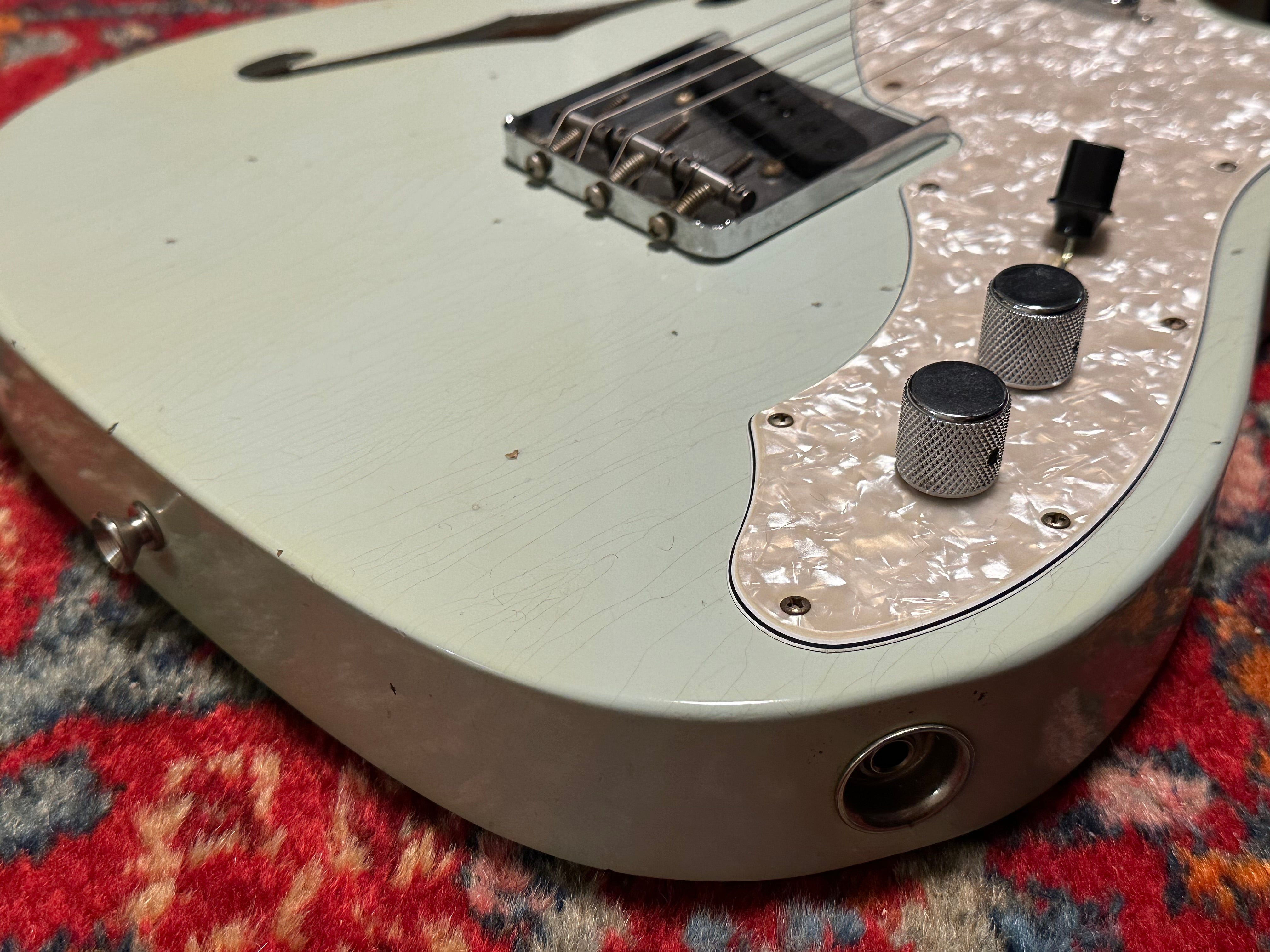 Reserved - Fender Custom Shop ’69 Thinline Journeyman Telecaster 2022 Aged Sonic Blue