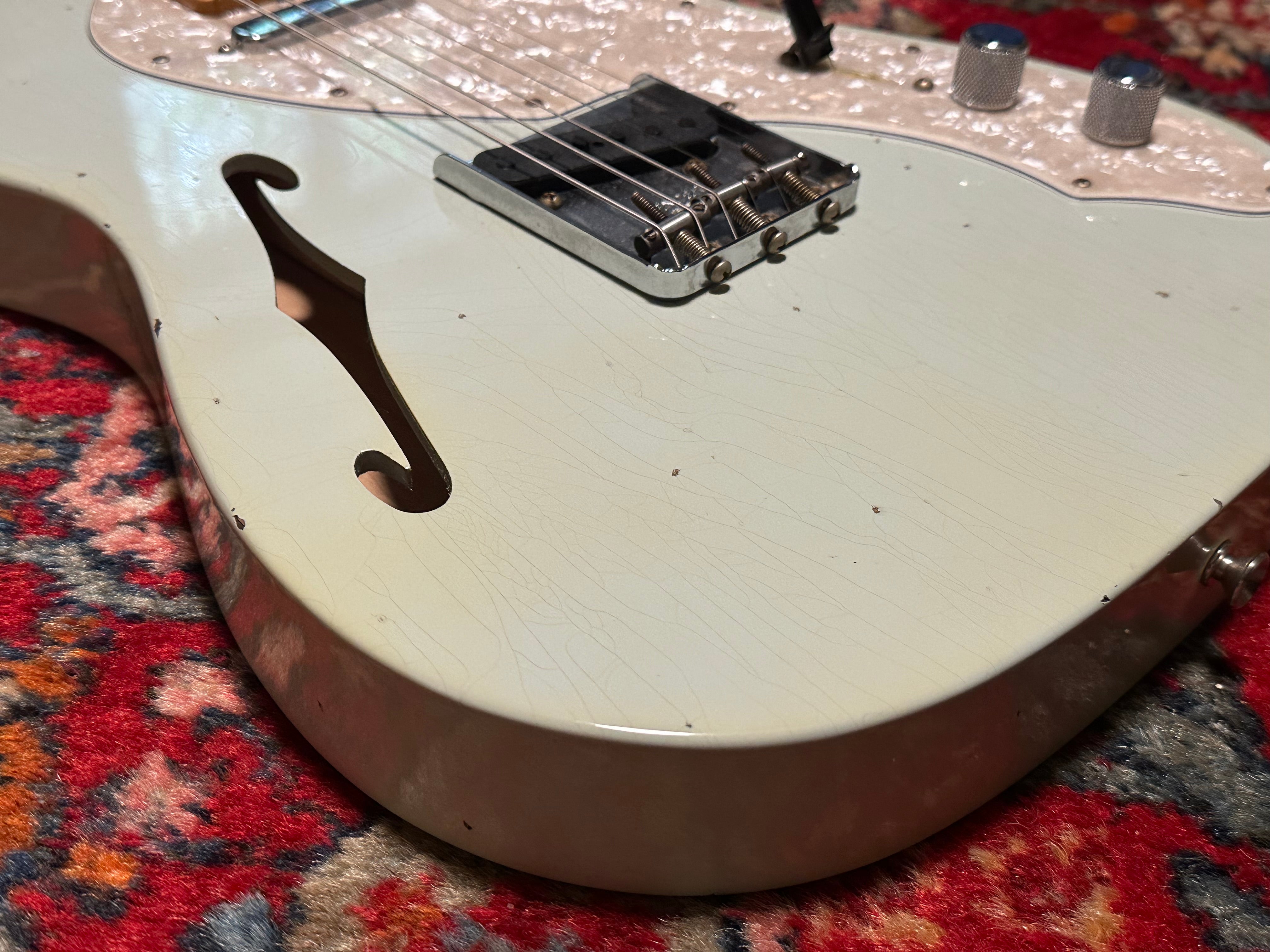 Reserved - Fender Custom Shop ’69 Thinline Journeyman Telecaster 2022 Aged Sonic Blue