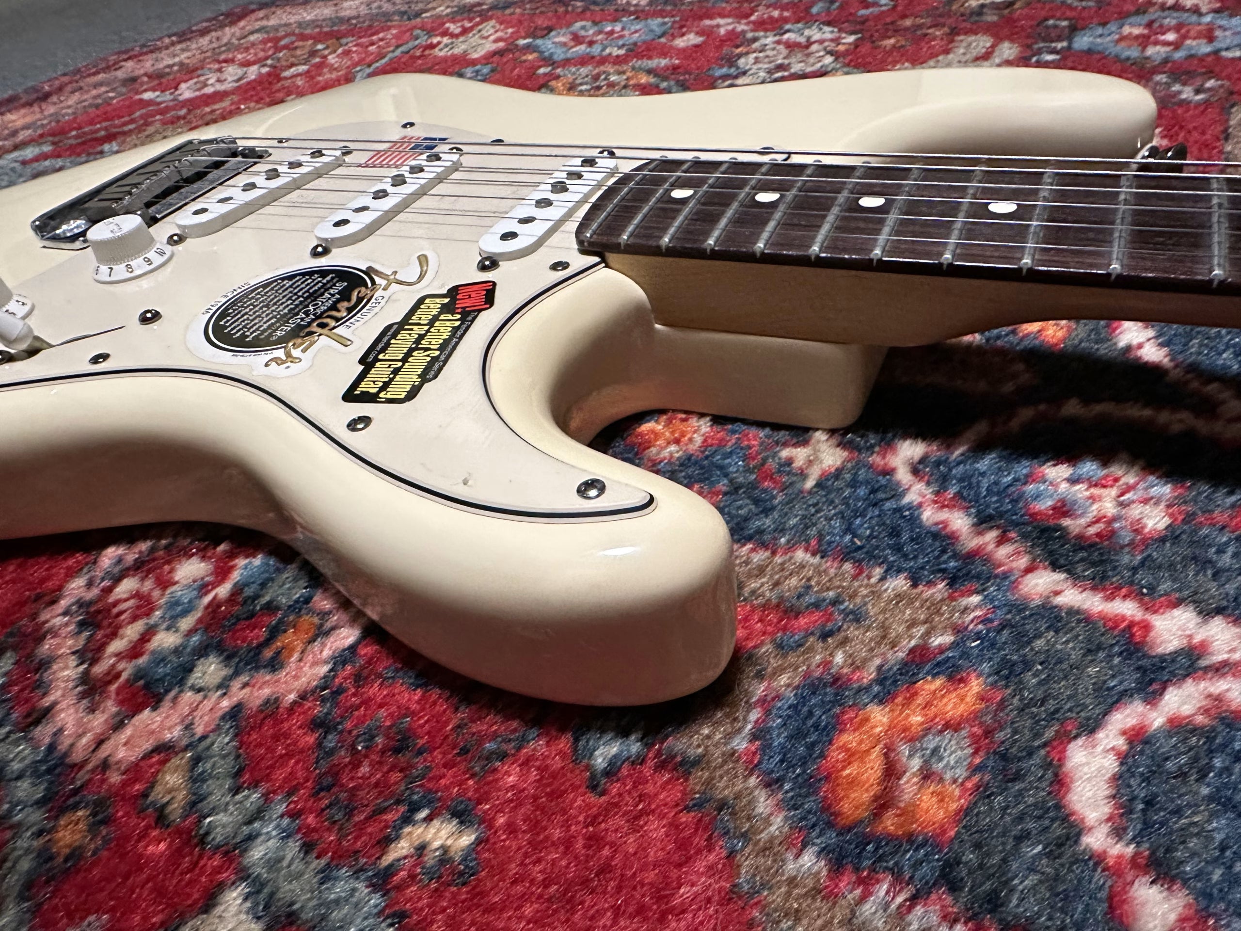 SOLD - 2005 Fender American Stratocaster Olympic White