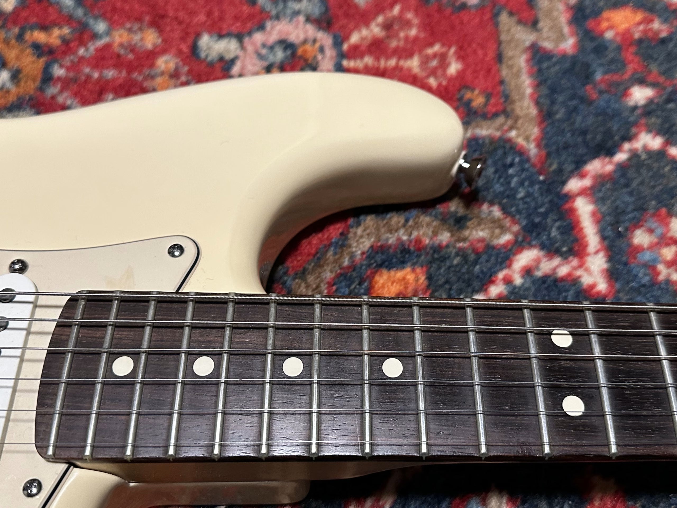 SOLD - 2005 Fender American Stratocaster Olympic White