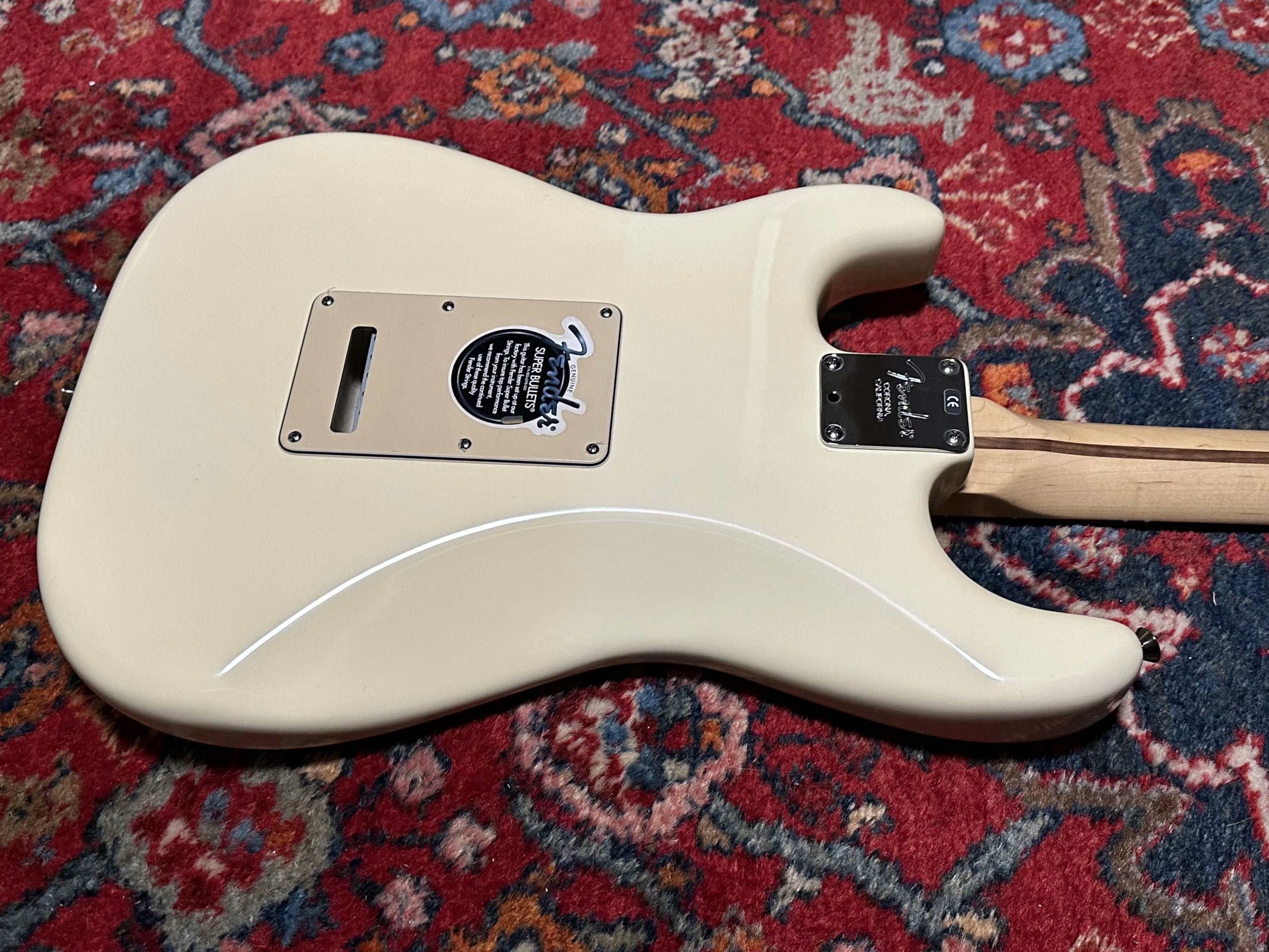 SOLD - 2005 Fender American Stratocaster Olympic White