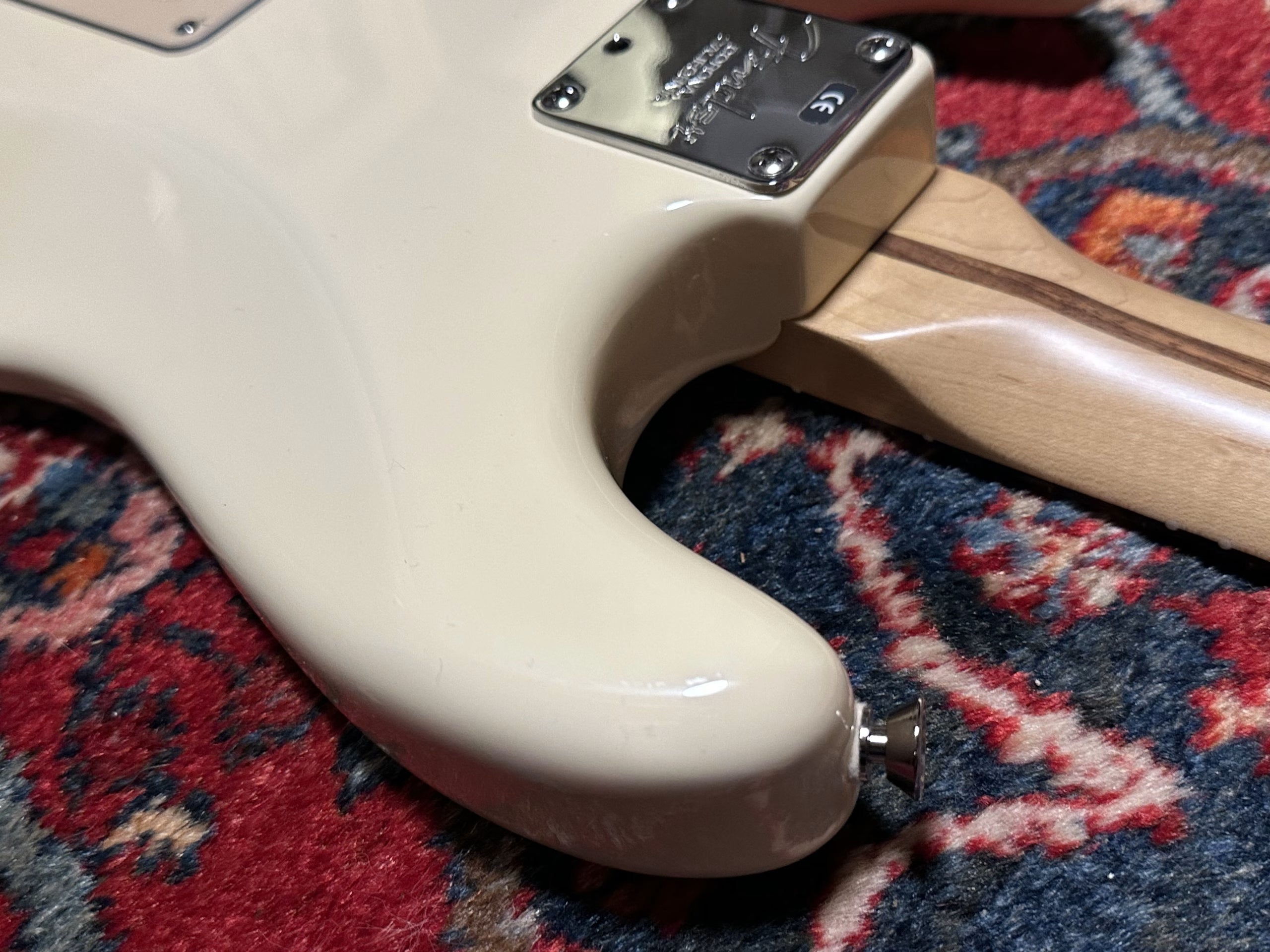 SOLD - 2005 Fender American Stratocaster Olympic White