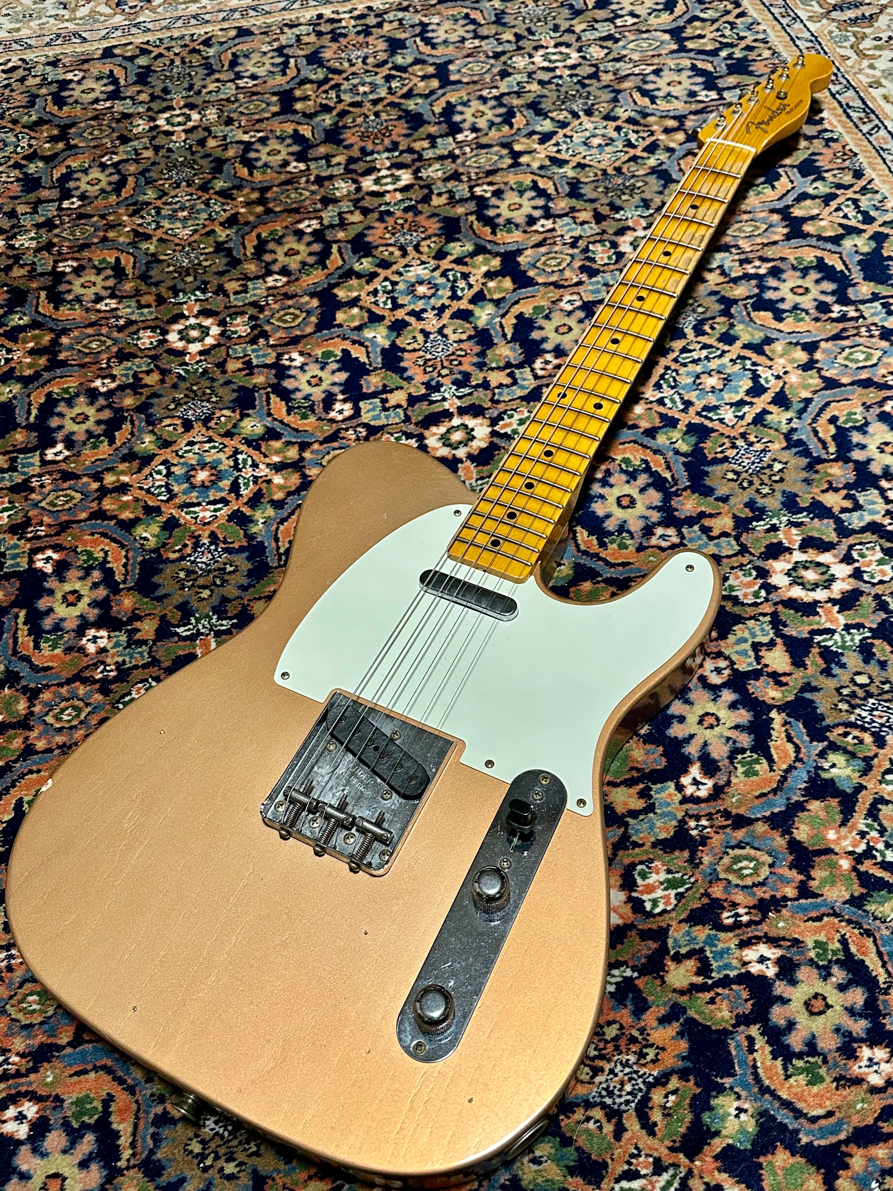 SOLD – 2022 Fender Custom Shop ’55 Journeyman Telecaster Aged Copper