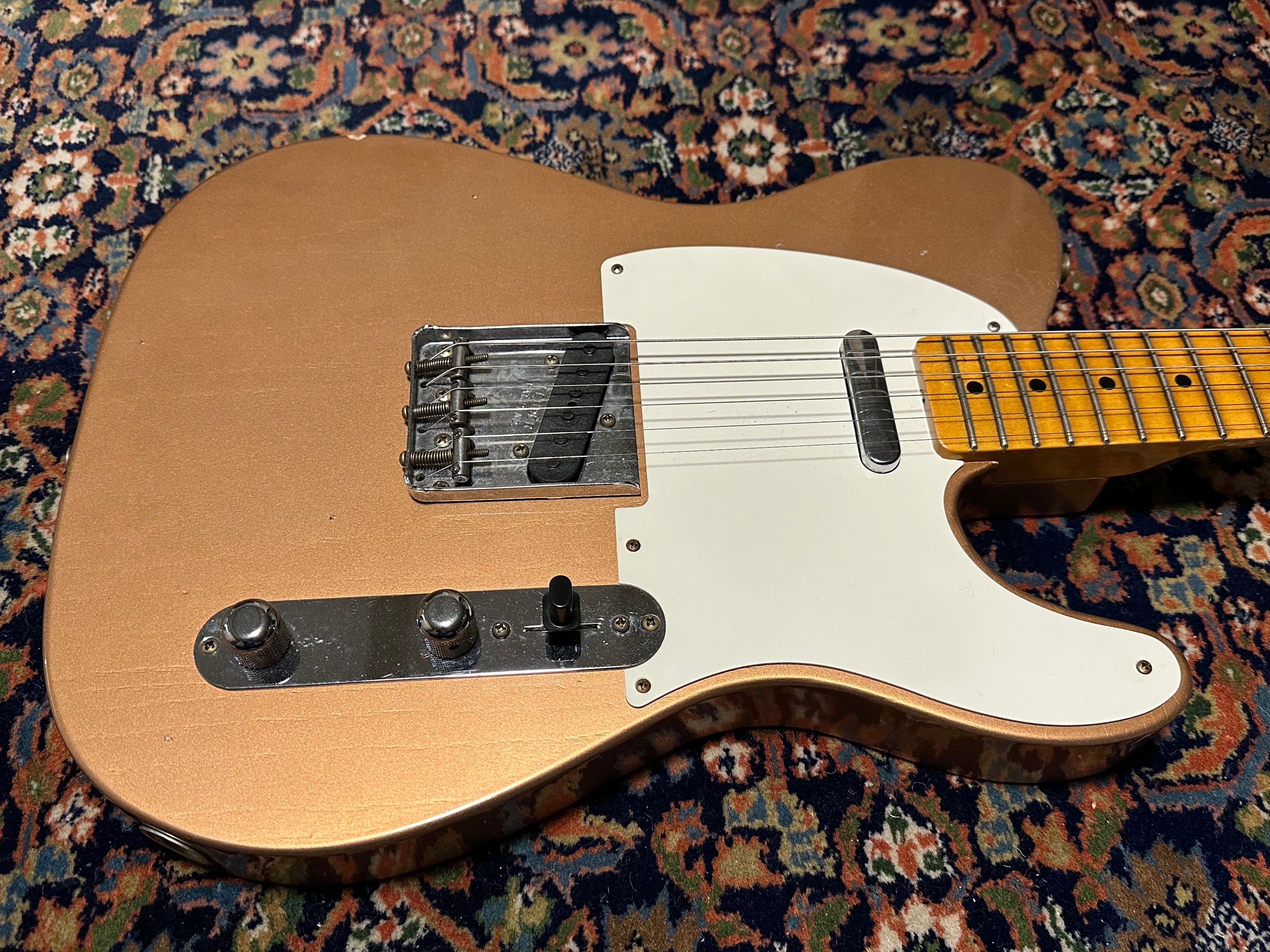 SOLD – 2022 Fender Custom Shop ’55 Journeyman Telecaster Aged Copper