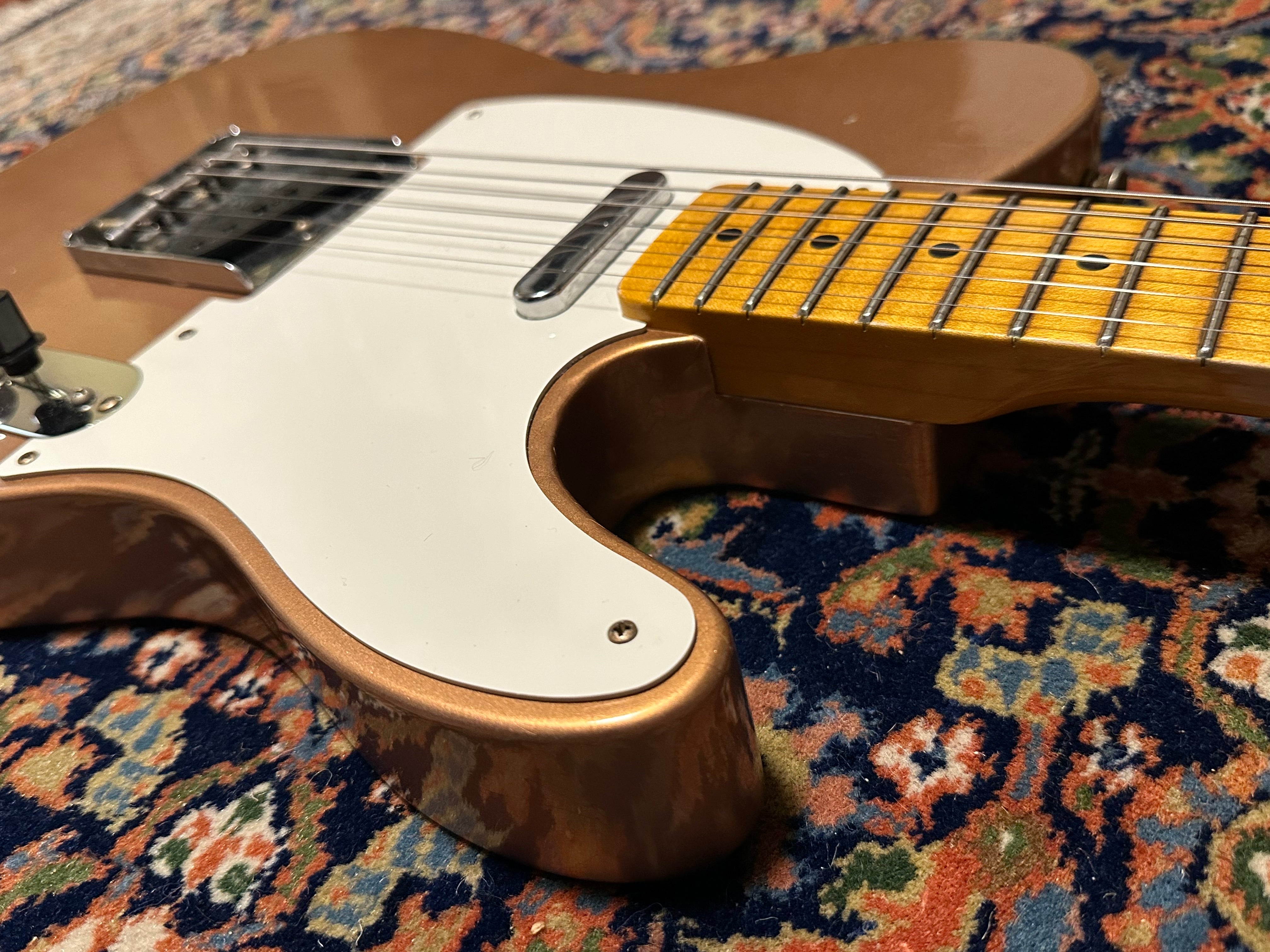 SOLD – 2022 Fender Custom Shop ’55 Journeyman Telecaster Aged Copper