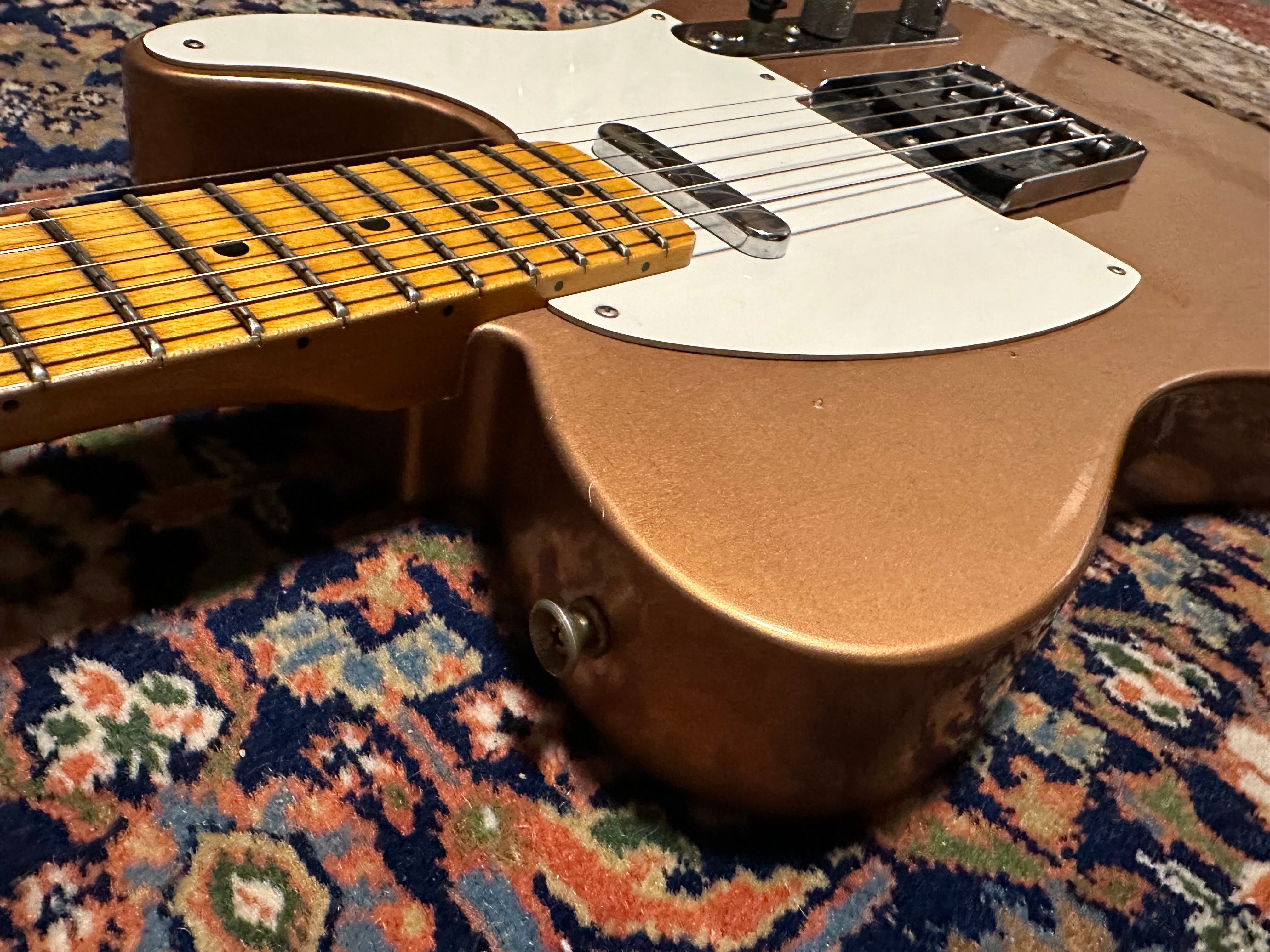 SOLD – 2022 Fender Custom Shop ’55 Journeyman Telecaster Aged Copper