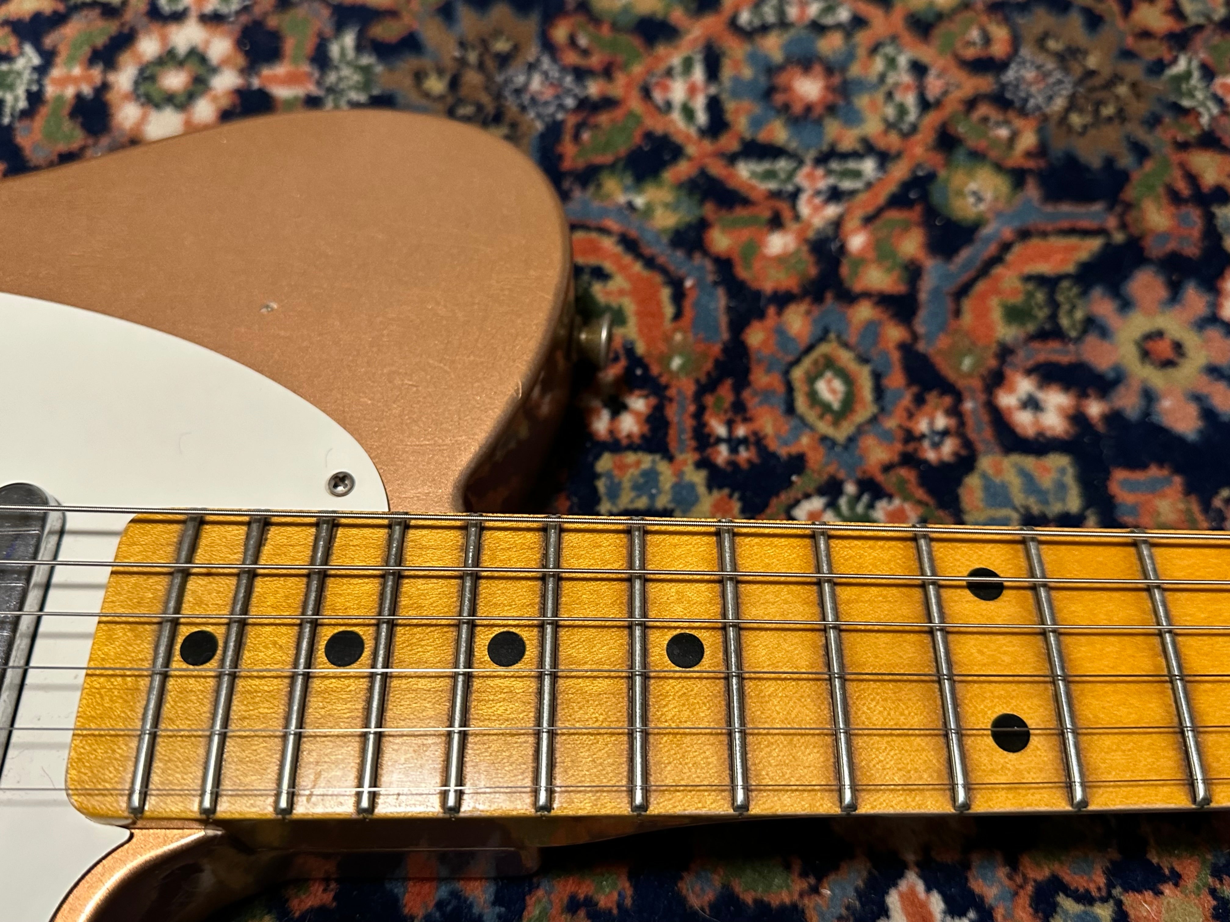 SOLD – 2022 Fender Custom Shop ’55 Journeyman Telecaster Aged Copper