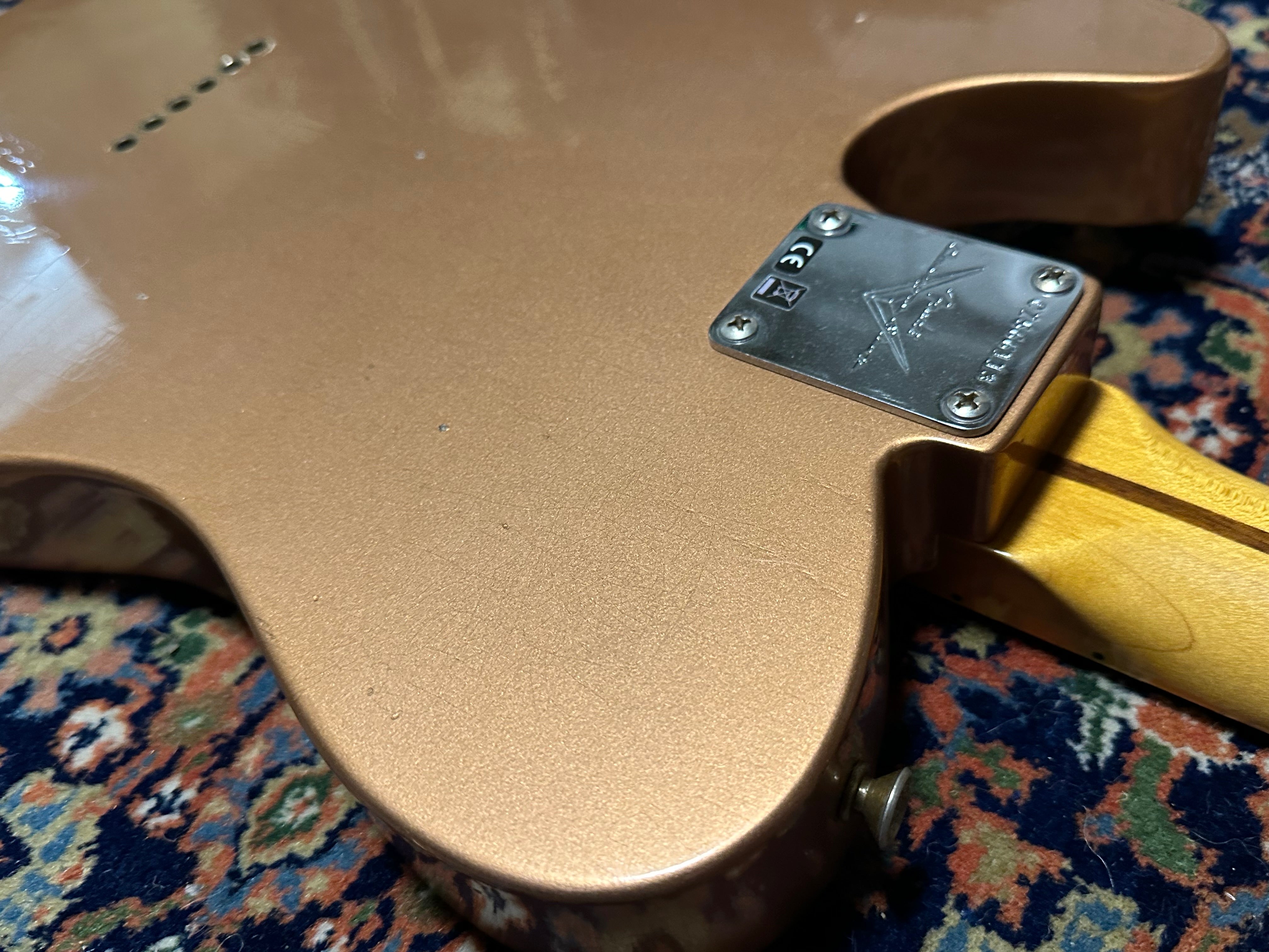 SOLD – 2022 Fender Custom Shop ’55 Journeyman Telecaster Aged Copper