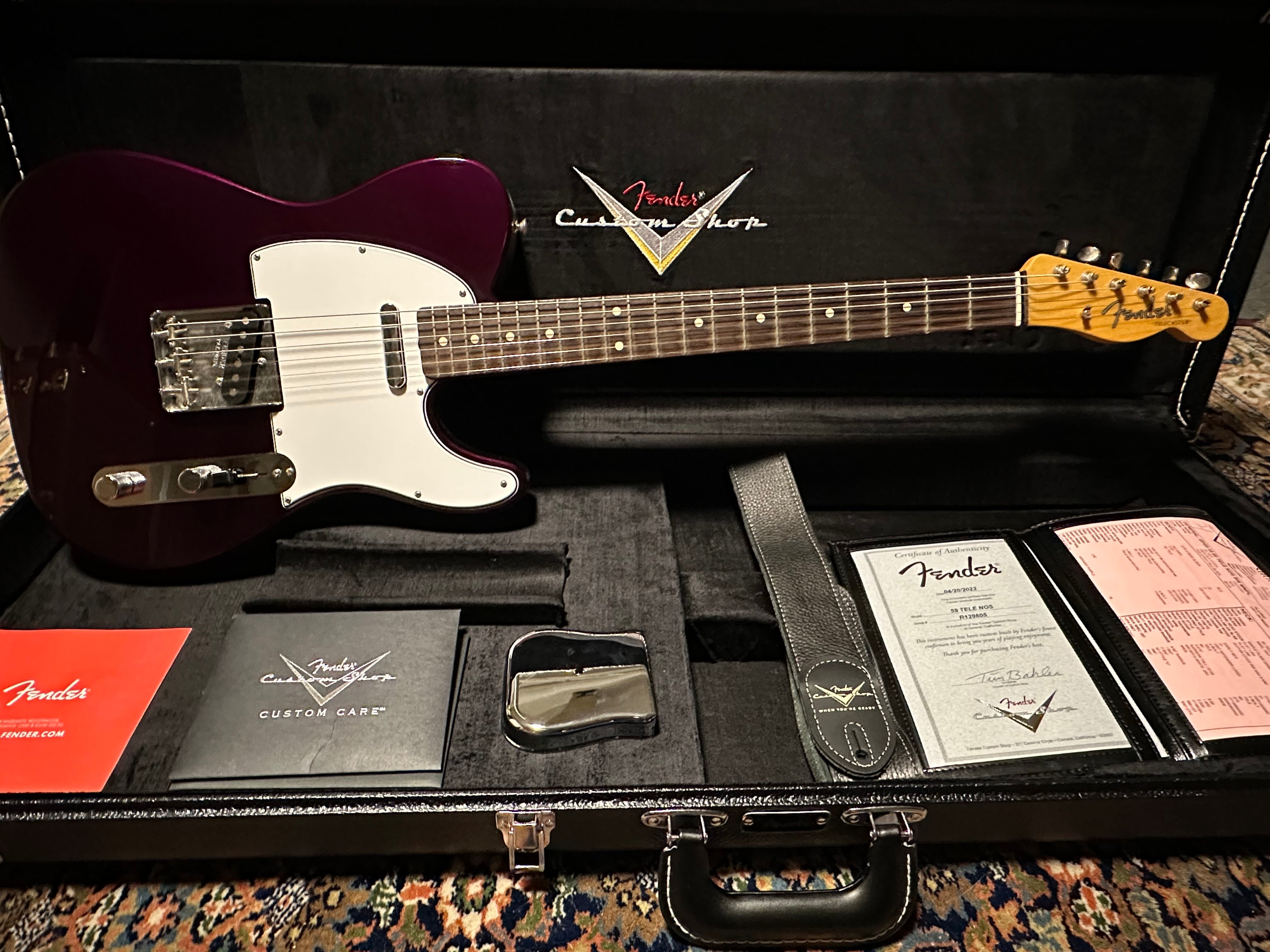 Fender Custom Shop ’59 NOS Telecaster 2023 Midnight Purple