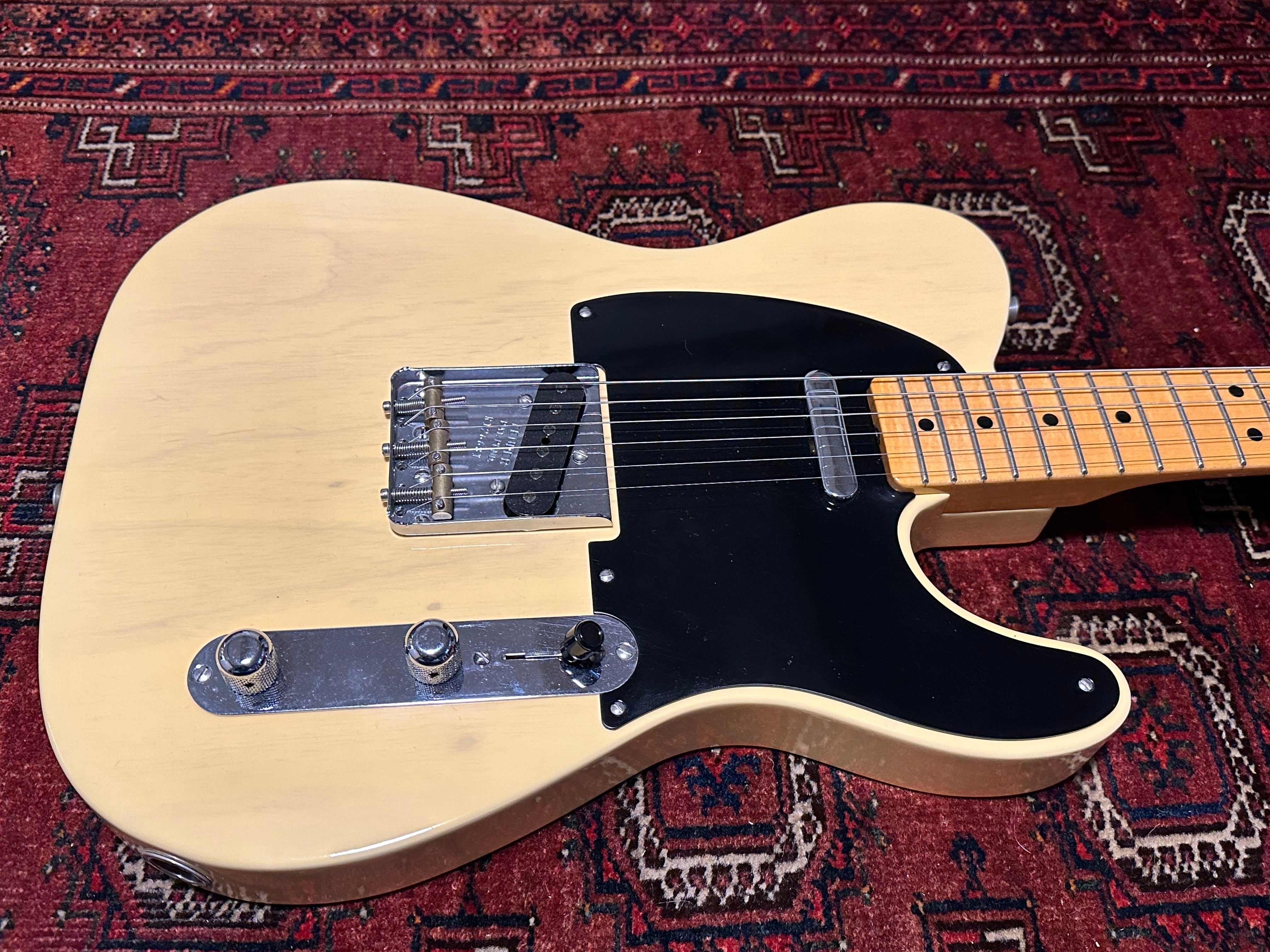 SOLD – 2023 Fender Custom Shop ’52 Timemachine NOS Telecaster Faded Nocaster Blonde