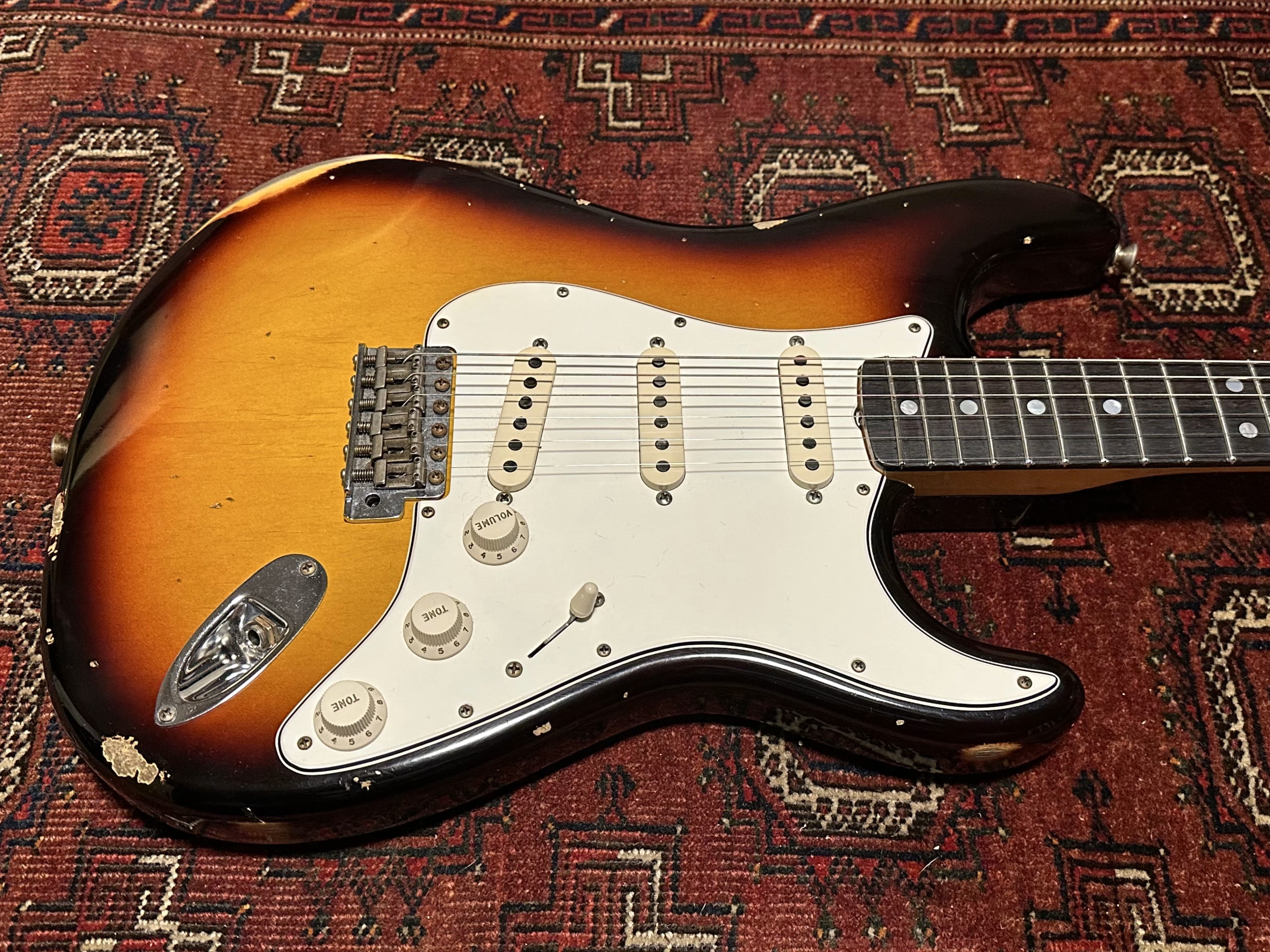 SOLD - 2021 Fender Custom Shop '68 Relic Stratocaster Sunburst