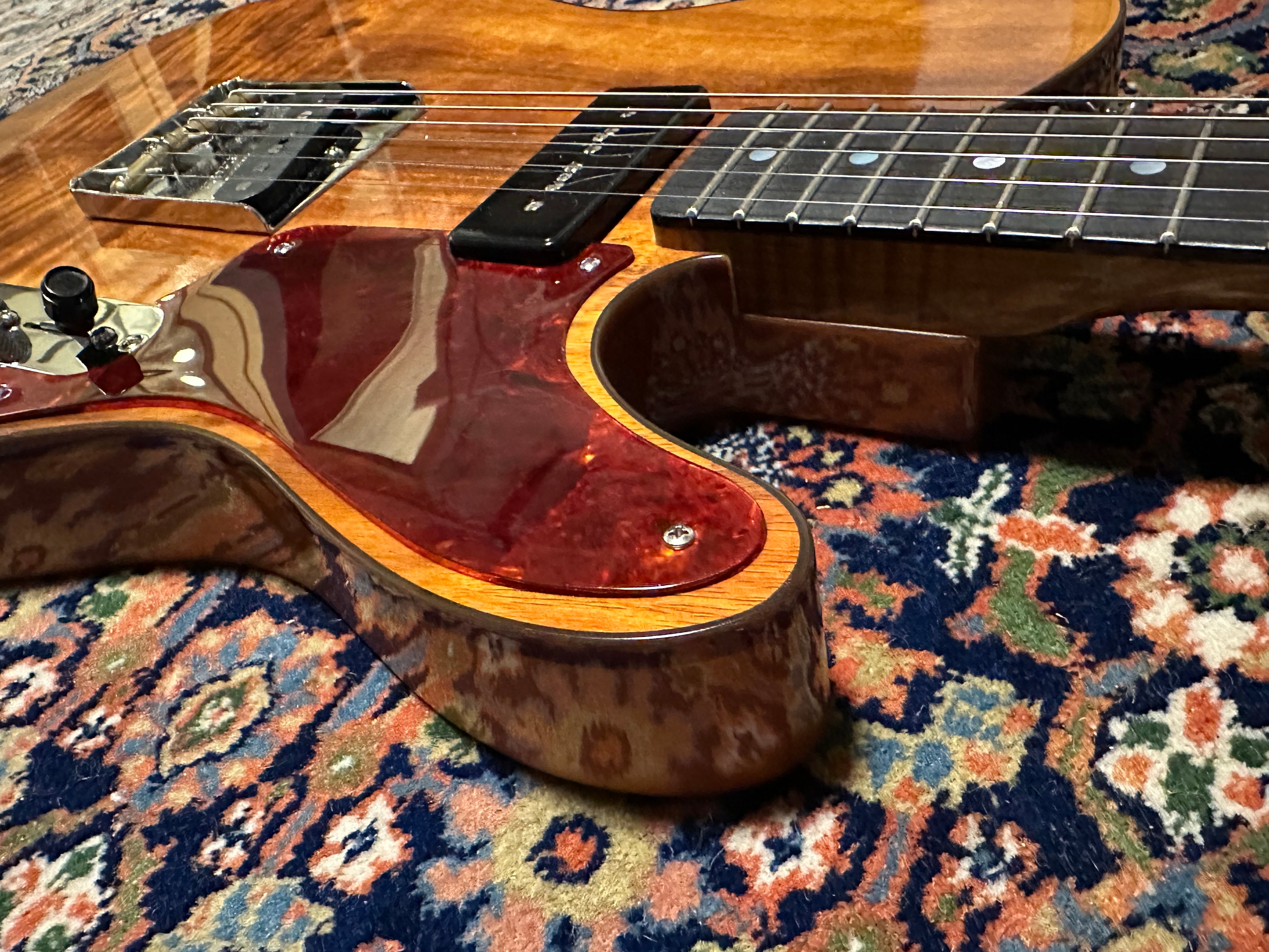 SOLD – 2023 Fender Custom Shop Artisan Koa Telecaster Aged Natural