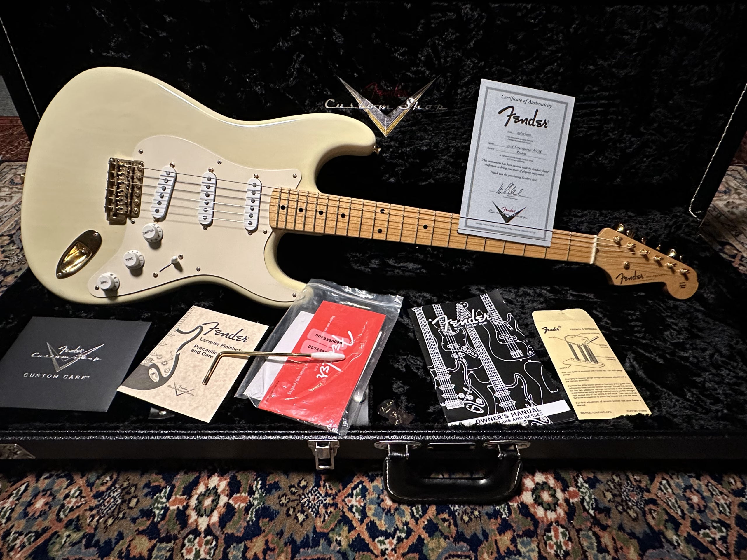 SOLD - 2002 Fender Custom Shop '56 "Mary Kaye" NOS Stratocaster White Blonde