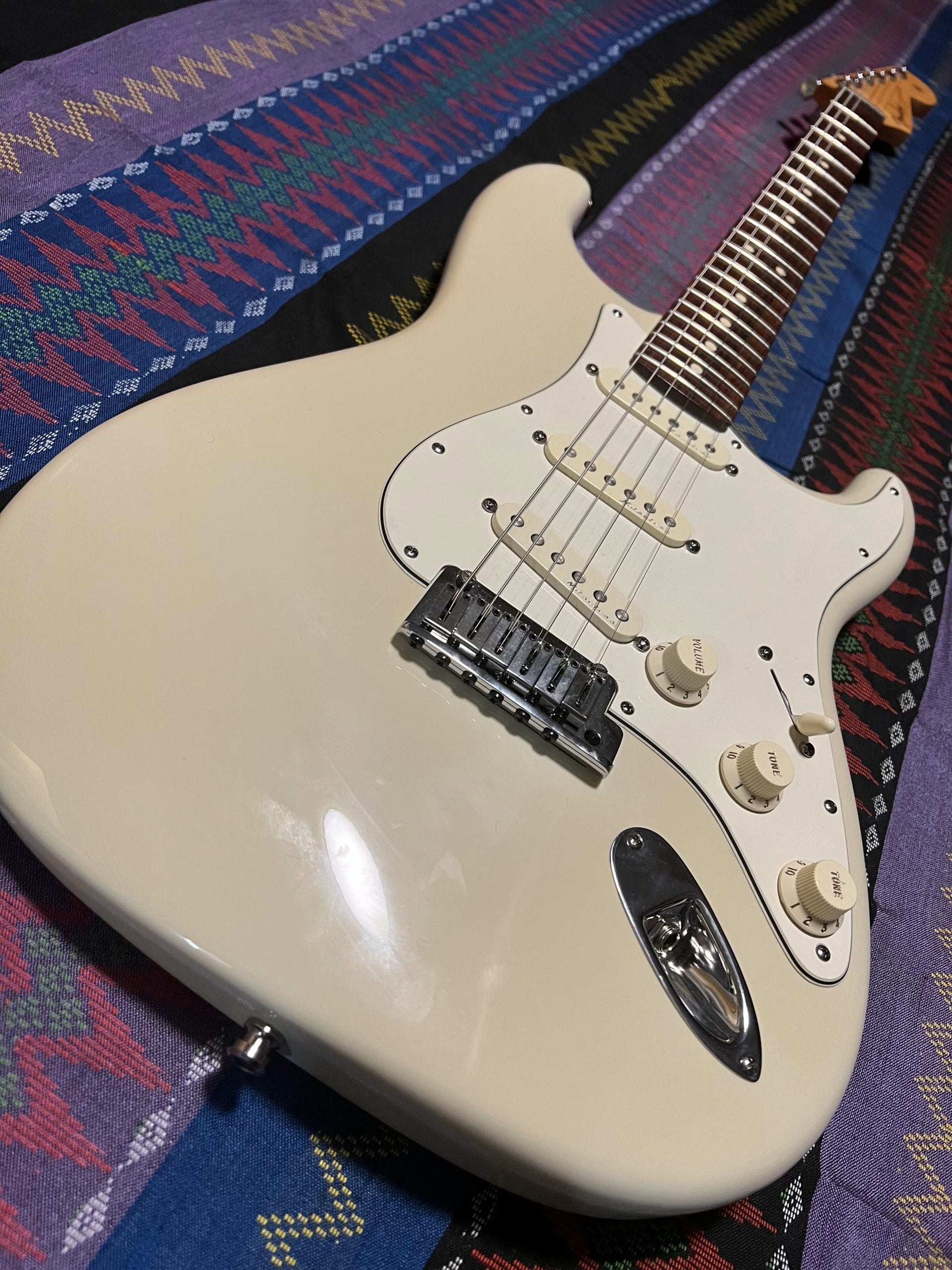 SOLD - 2006 Custom Shop Jeff Beck Olympic White